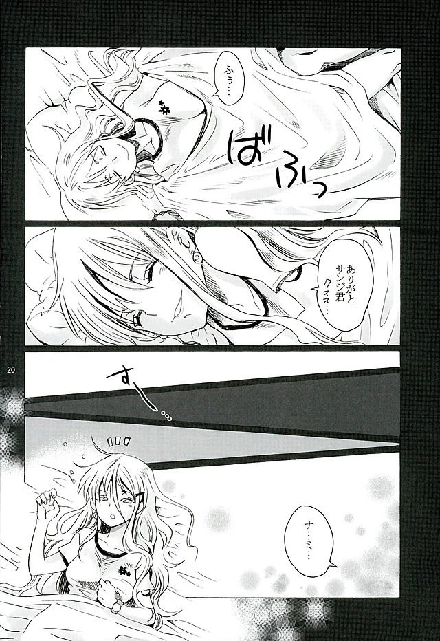 “Nami Robin and Sanji Encounter” Chapter 19, page 1