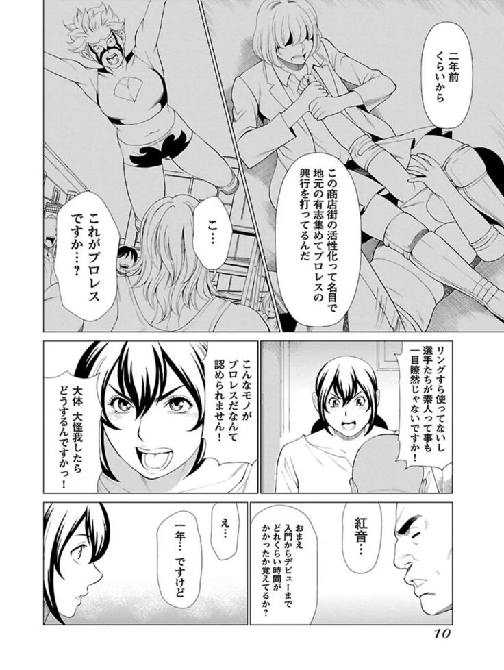 “Bentenbashi Minamishouten Town Women's Pro Wrestling Volume 1” Chapter 12, page 1