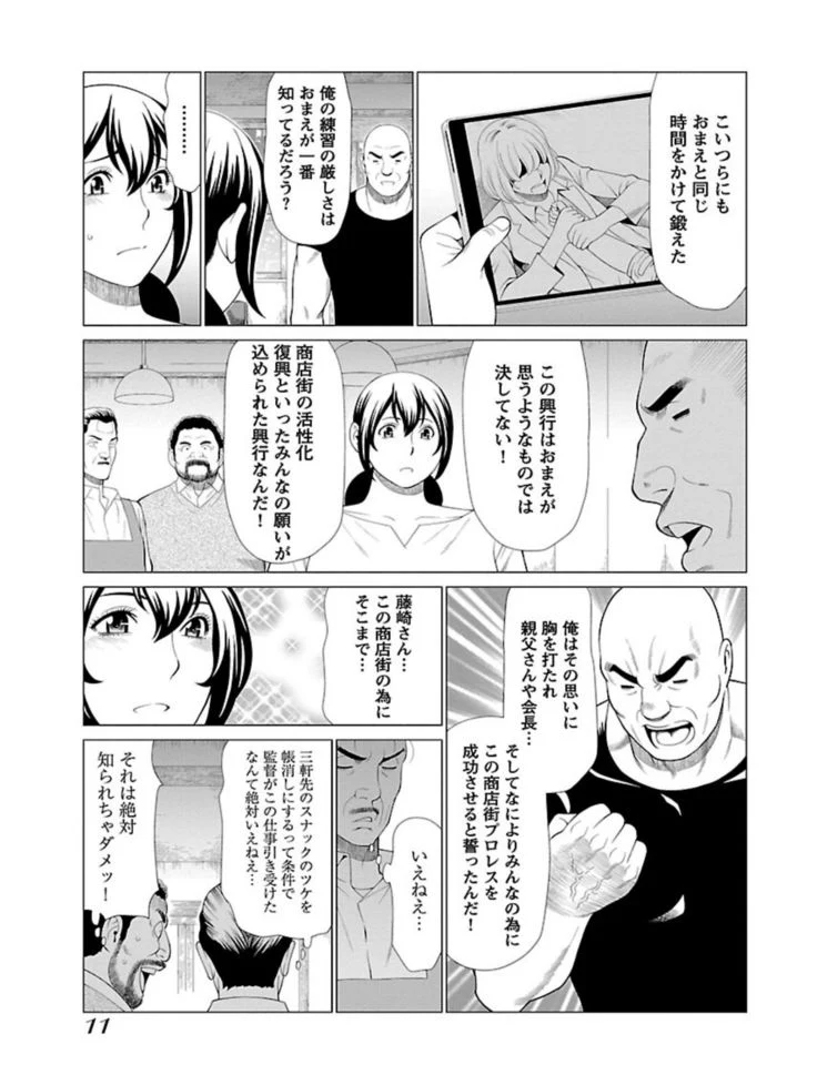 “Bentenbashi Minamishouten Town Women's Pro Wrestling Volume 1” Chapter 13, page 1
