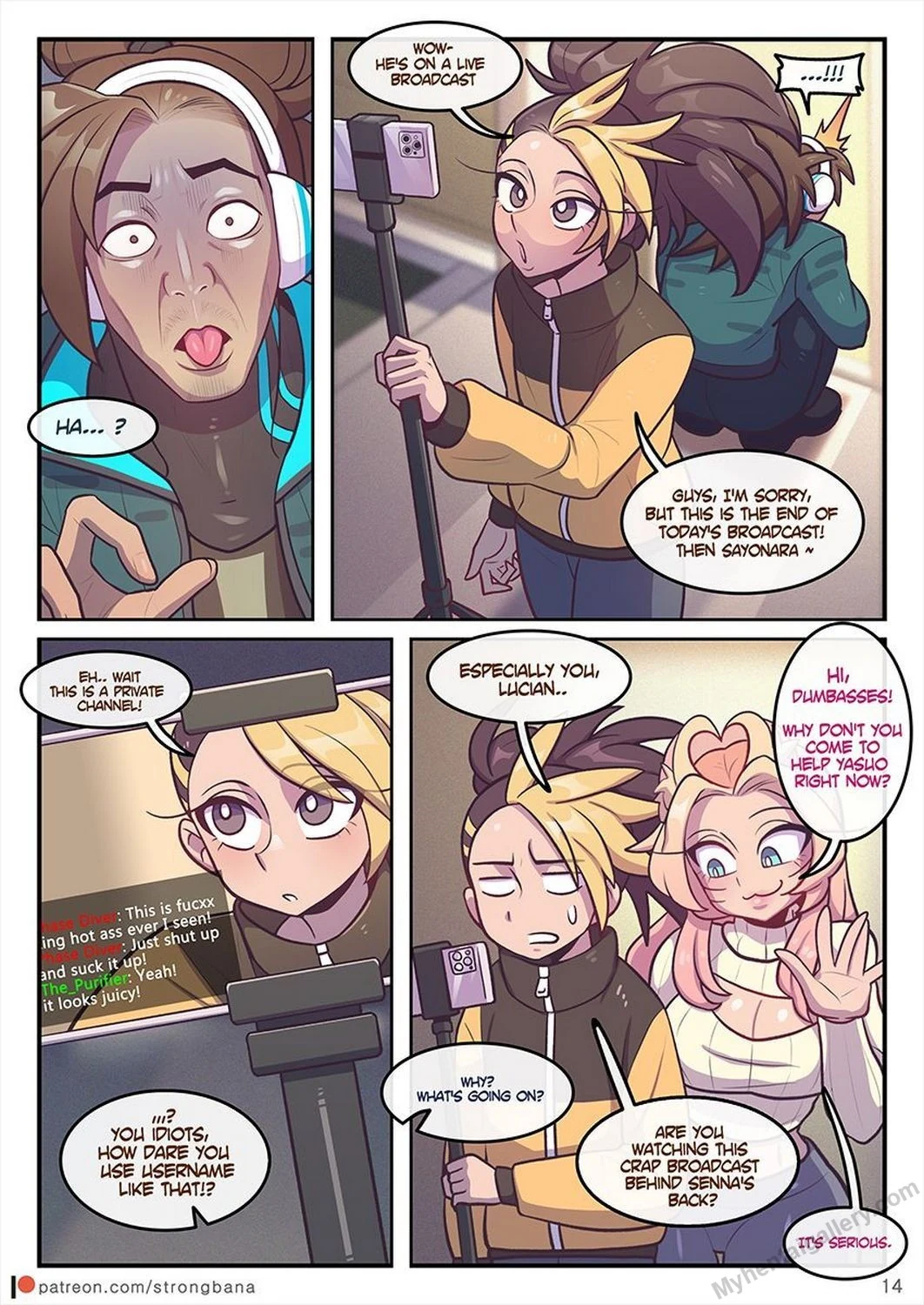 “Live Streaming” Chapter 15, page 1