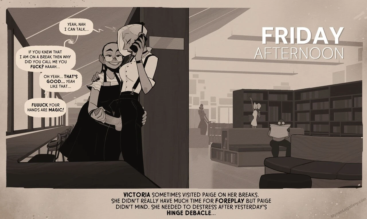 “Week At The Library” Chapter 17, page 1