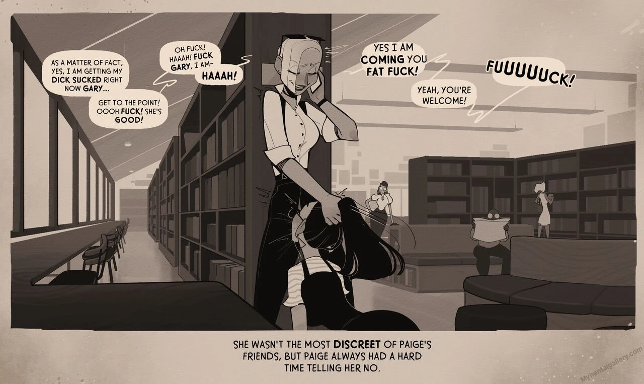“Week At The Library” Chapter 18, page 1