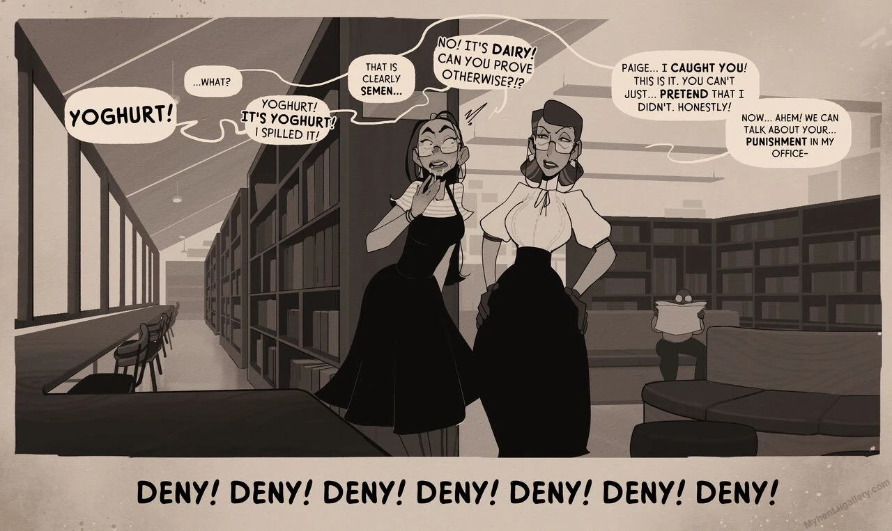 “Week At The Library” Chapter 21, page 1