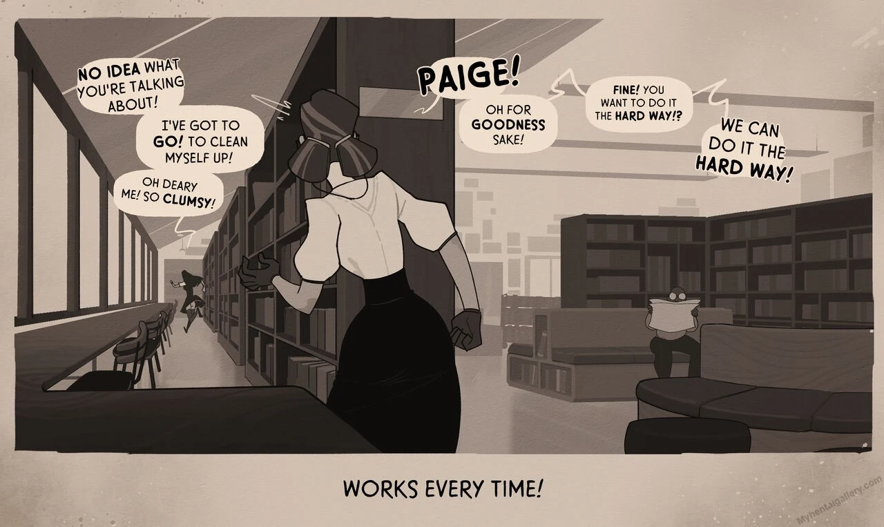 “Week At The Library” Chapter 22, page 1