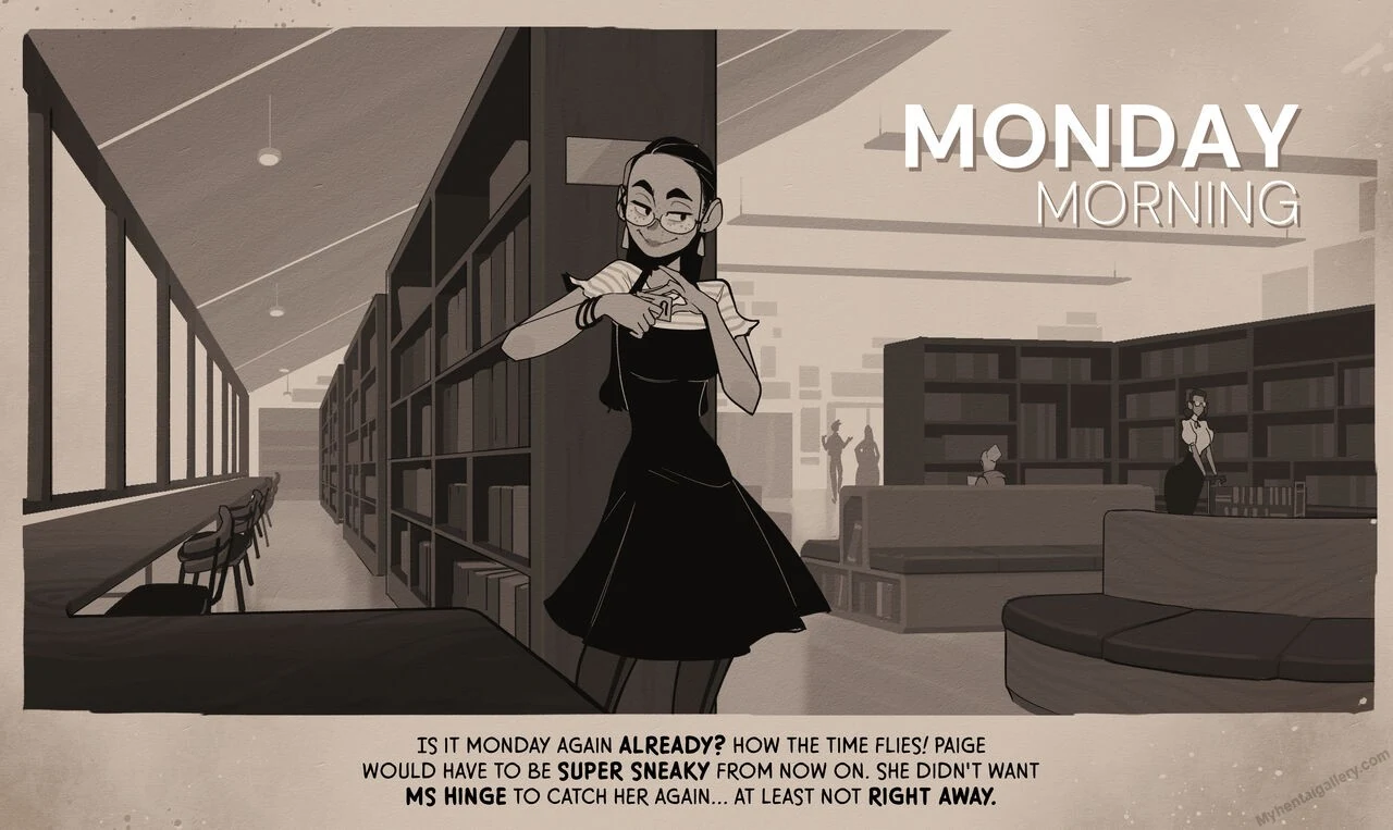 “Week At The Library” Chapter 38, page 1