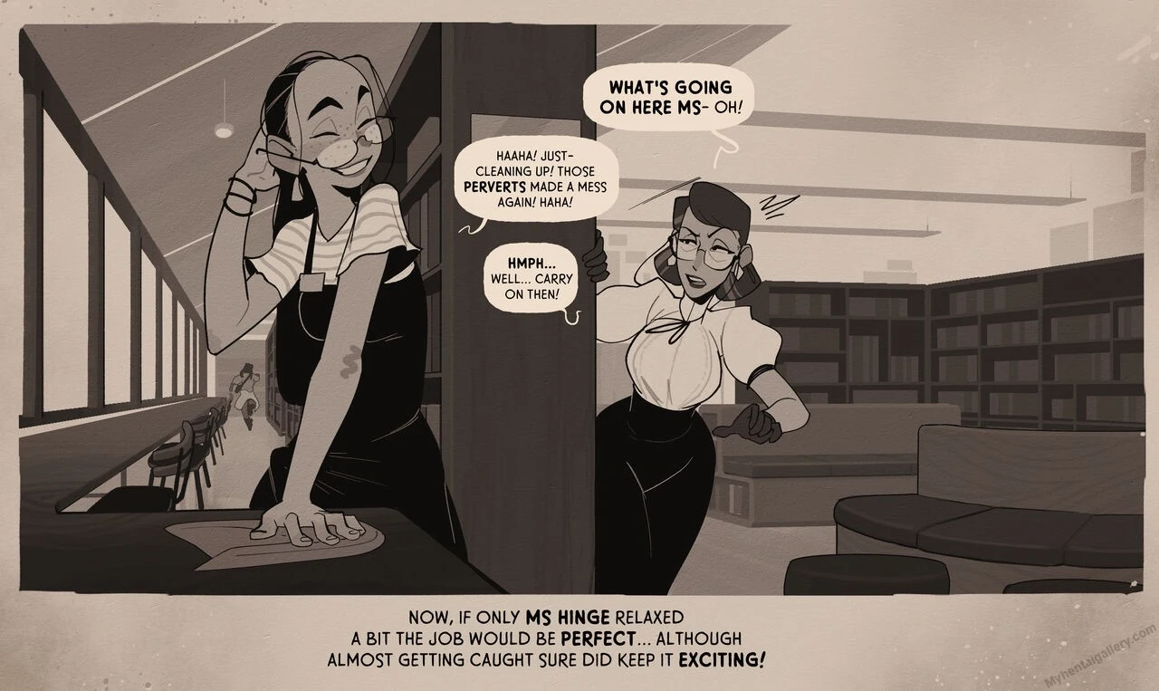 “Week At The Library” Chapter 4, page 1