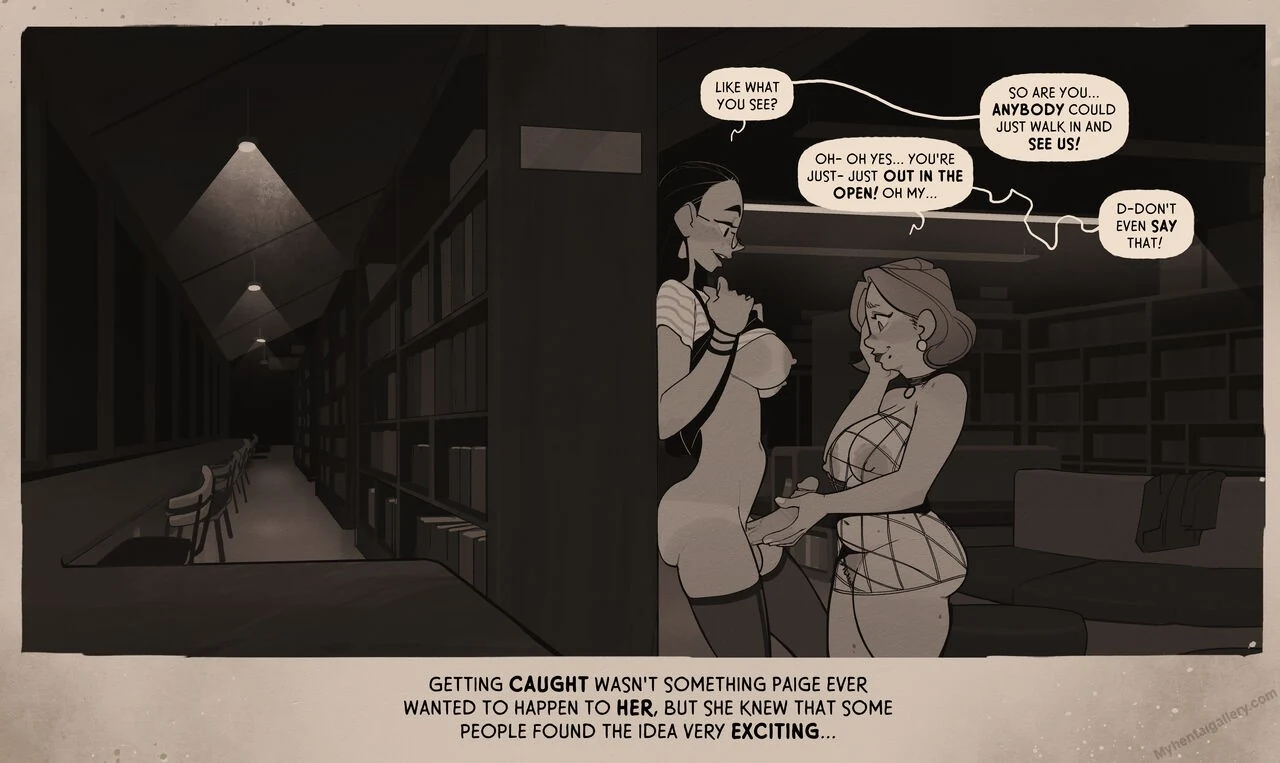 “Week At The Library” Chapter 9, page 1