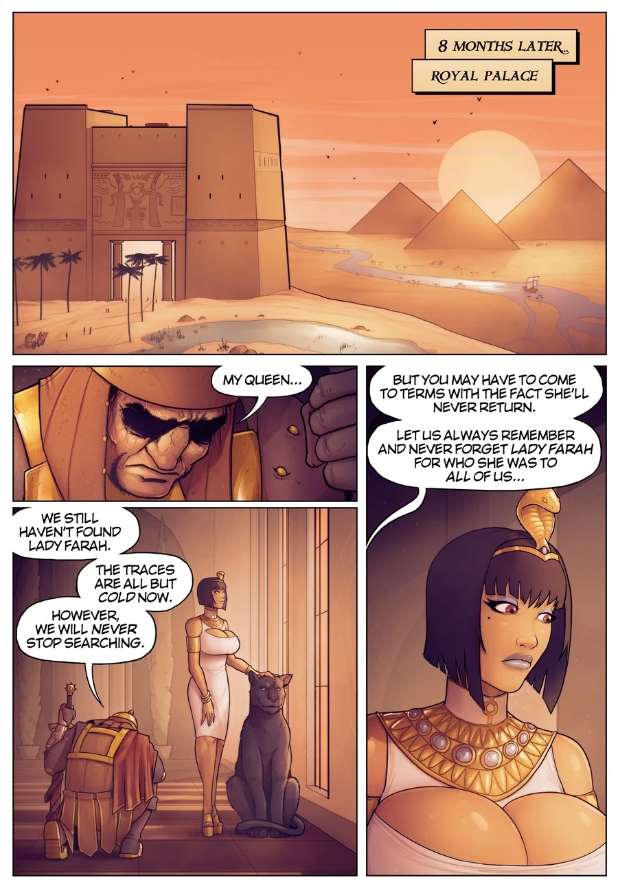 “Tales Of Farah – In The Shadow Of Anubis” Chapter 14, page 1