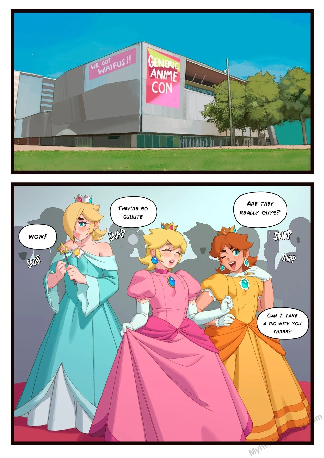 “Princess Sleepover” Chapter 2, page 1