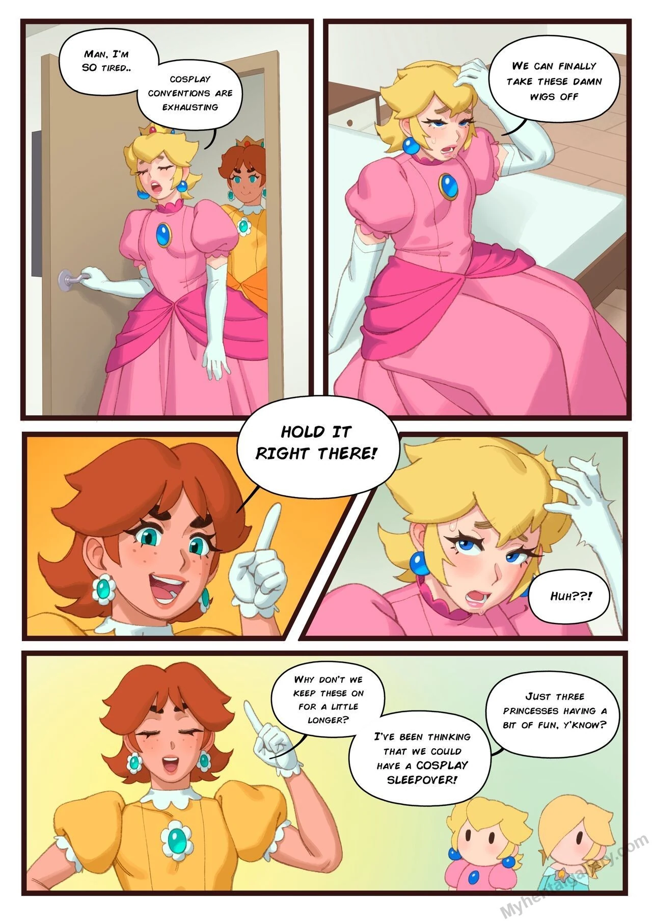 “Princess Sleepover” Chapter 3, page 1