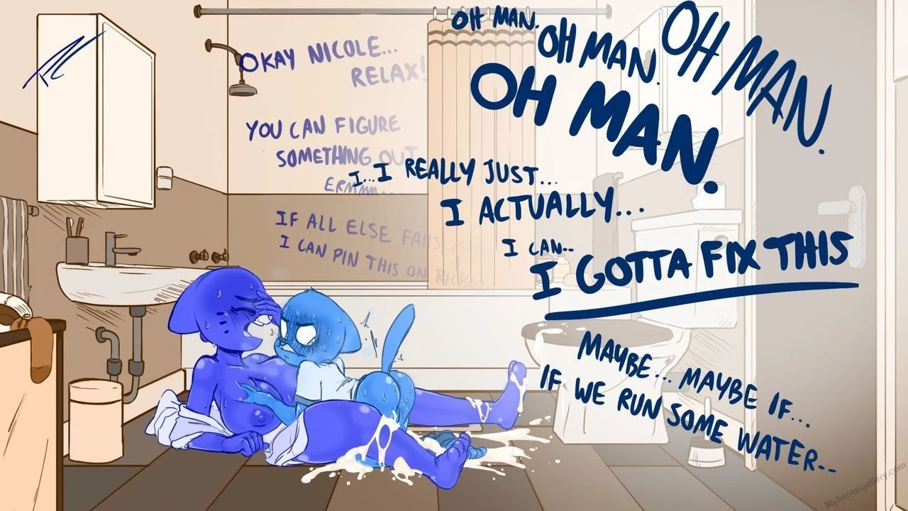 “The Amazing Drain Of Cumballs” Chapter 13, page 1
