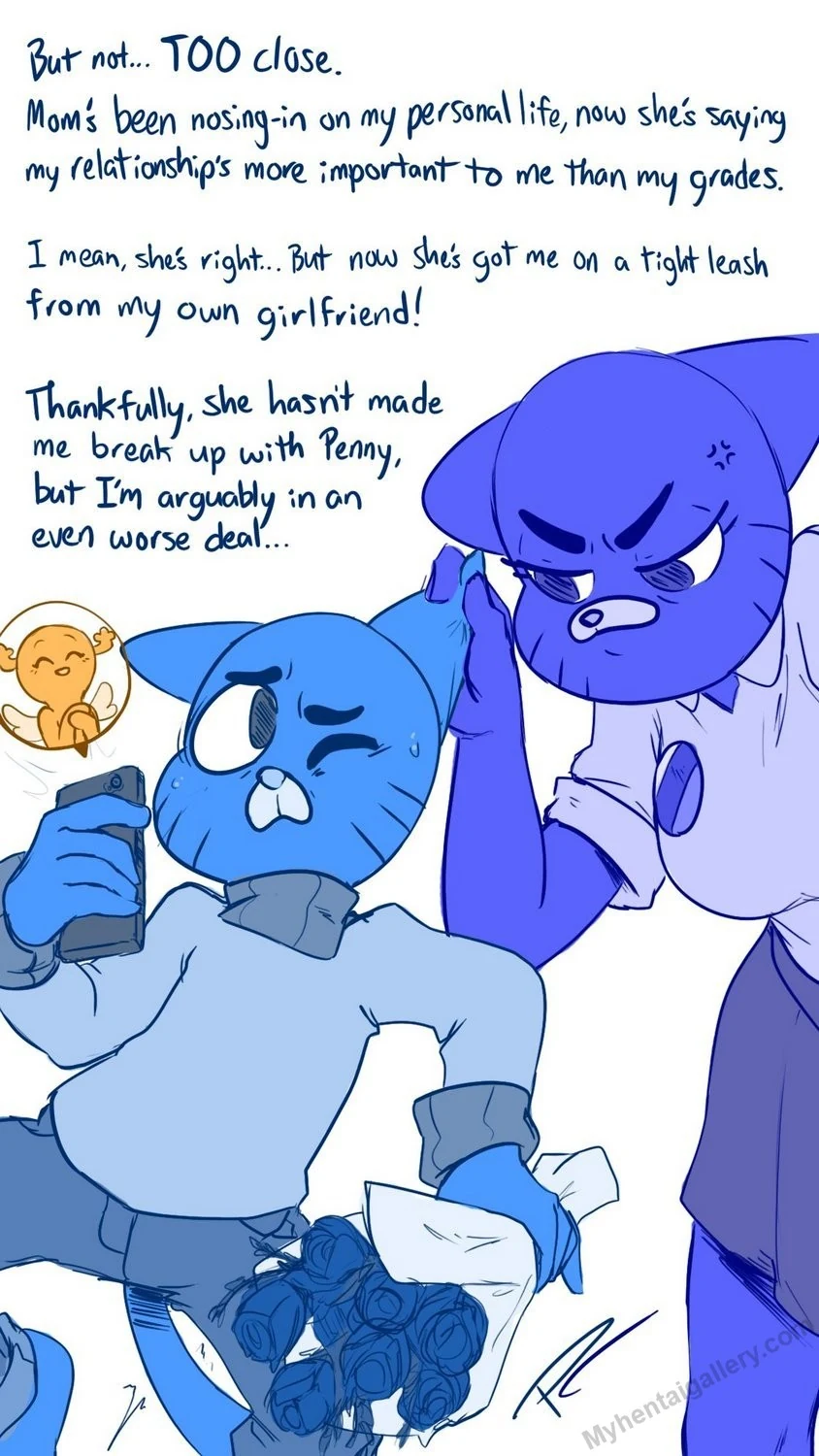 “The Amazing Drain Of Cumballs” Chapter 2, page 1