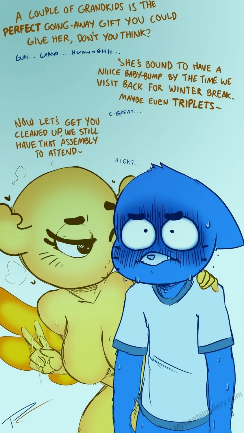 “The Amazing Drain Of Cumballs” Chapter 44, page 1
