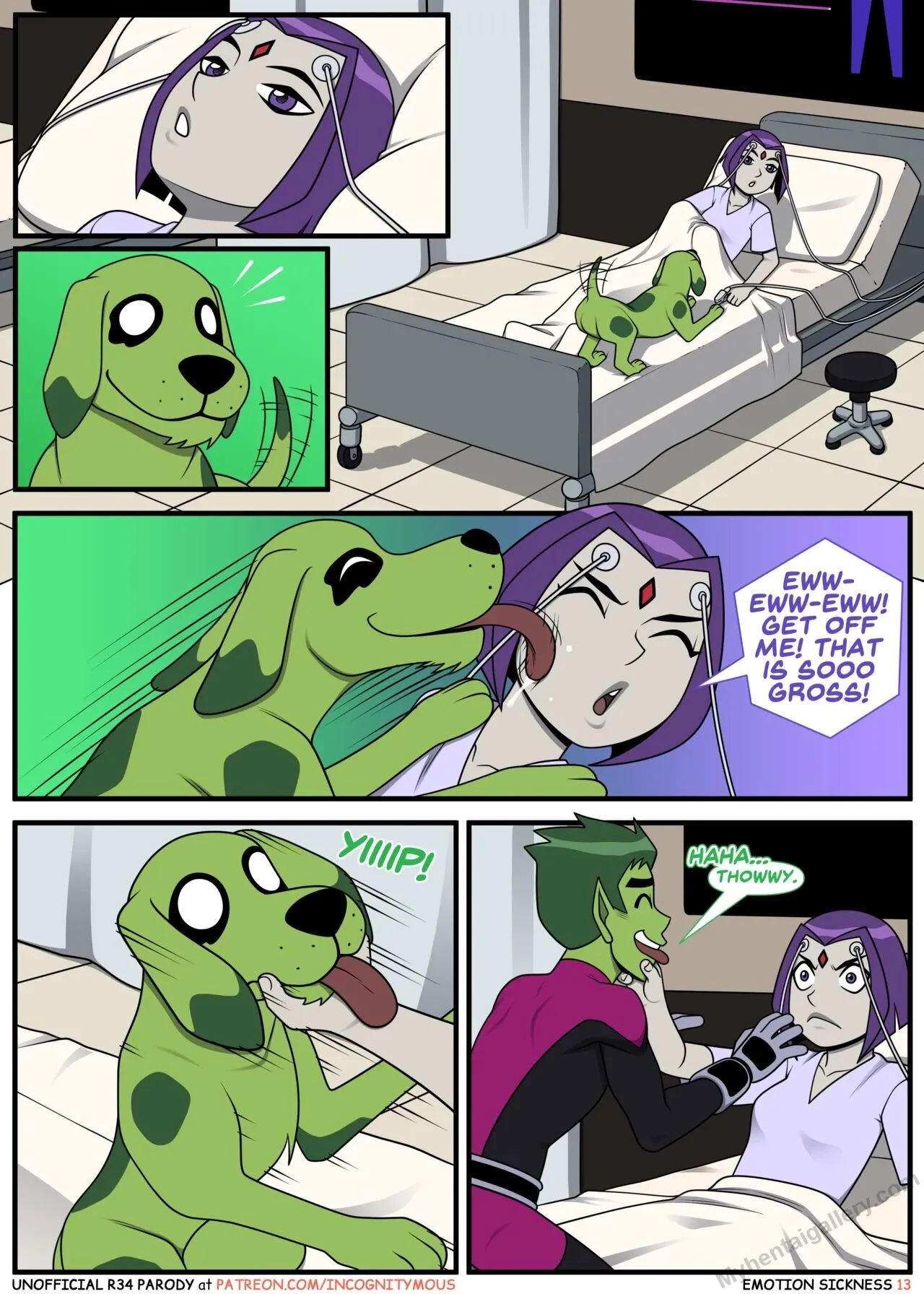 “Emotion Sickness” Chapter 13, page 1