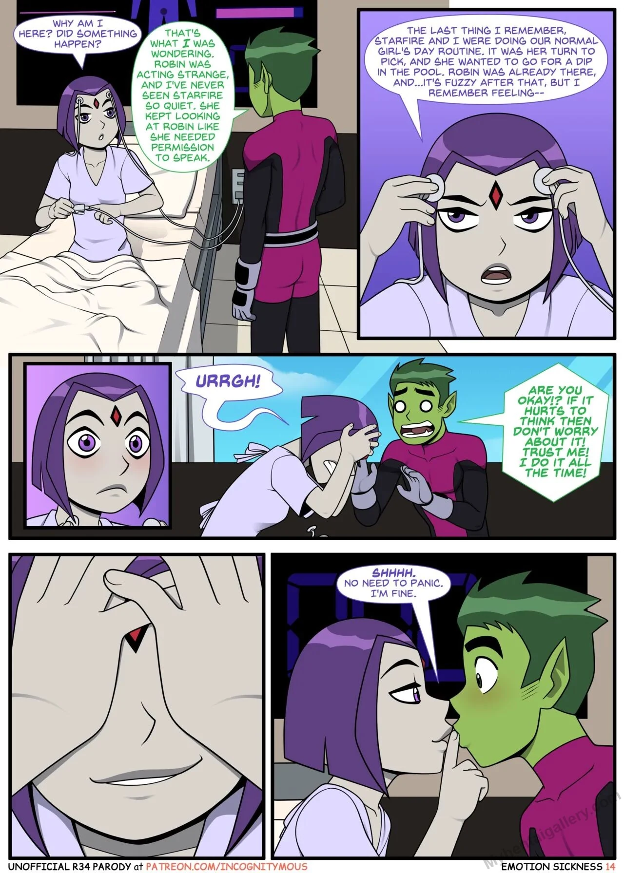 “Emotion Sickness” Chapter 14, page 1
