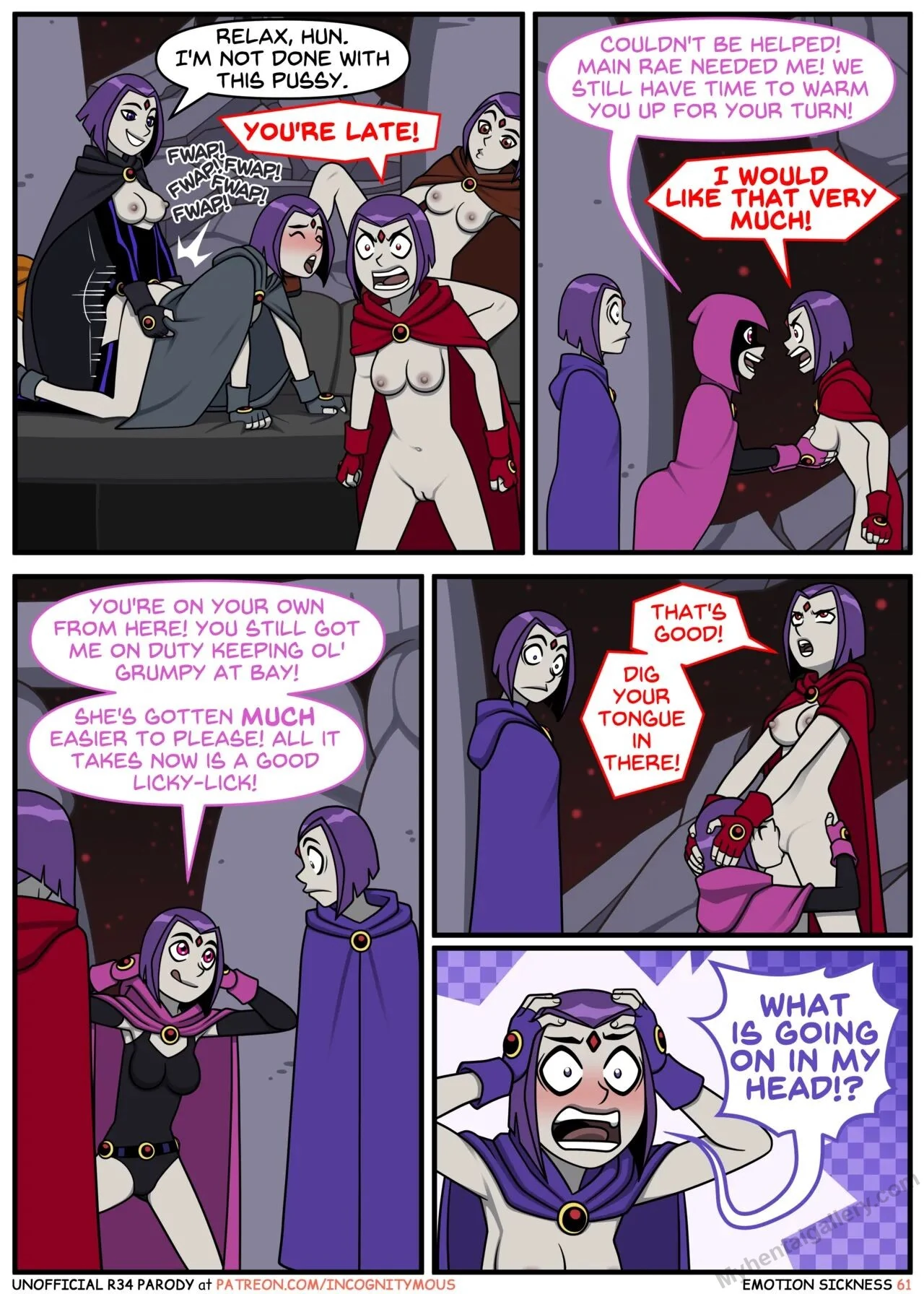 “Emotion Sickness” Chapter 58, page 1