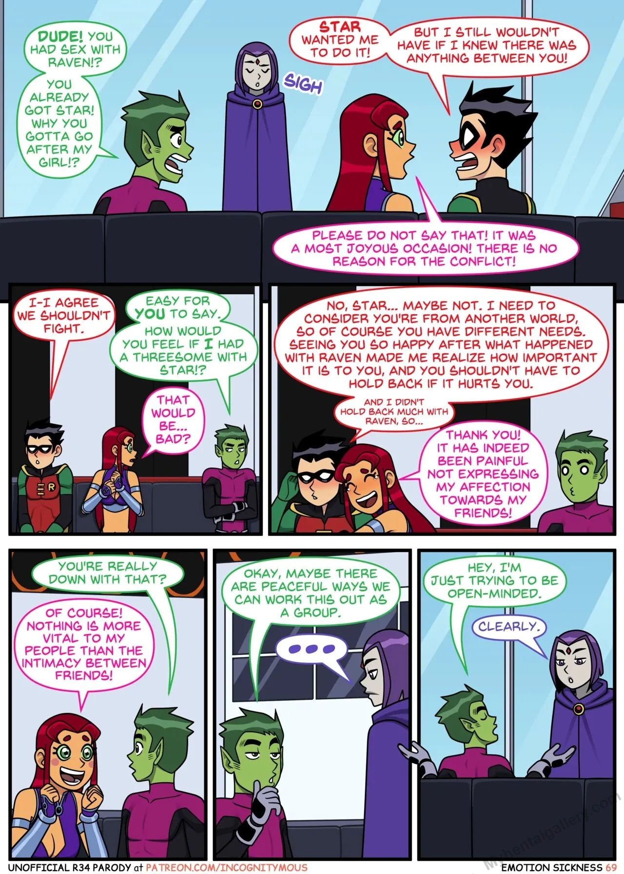 “Emotion Sickness” Chapter 66, page 1