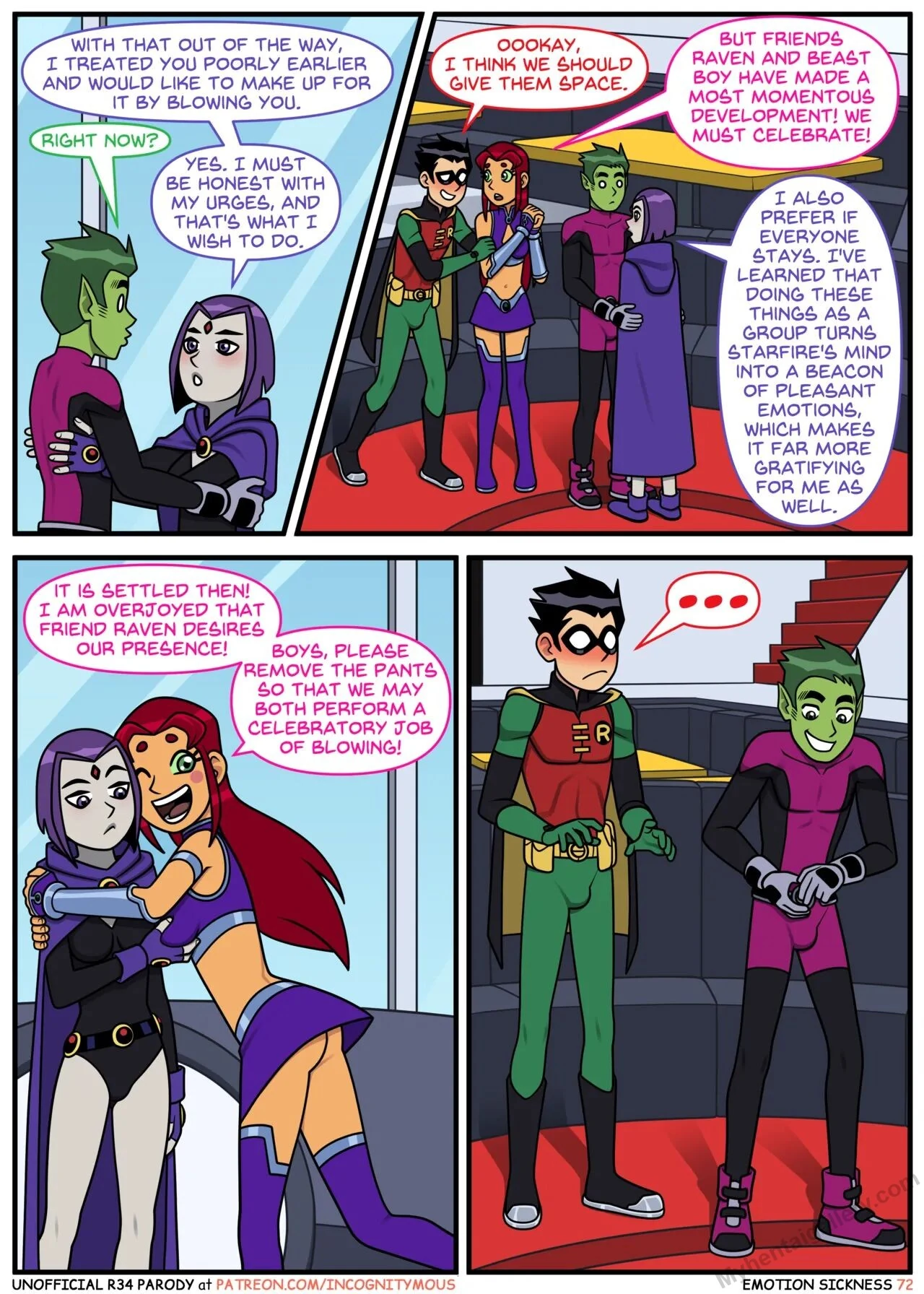 “Emotion Sickness” Chapter 69, page 1