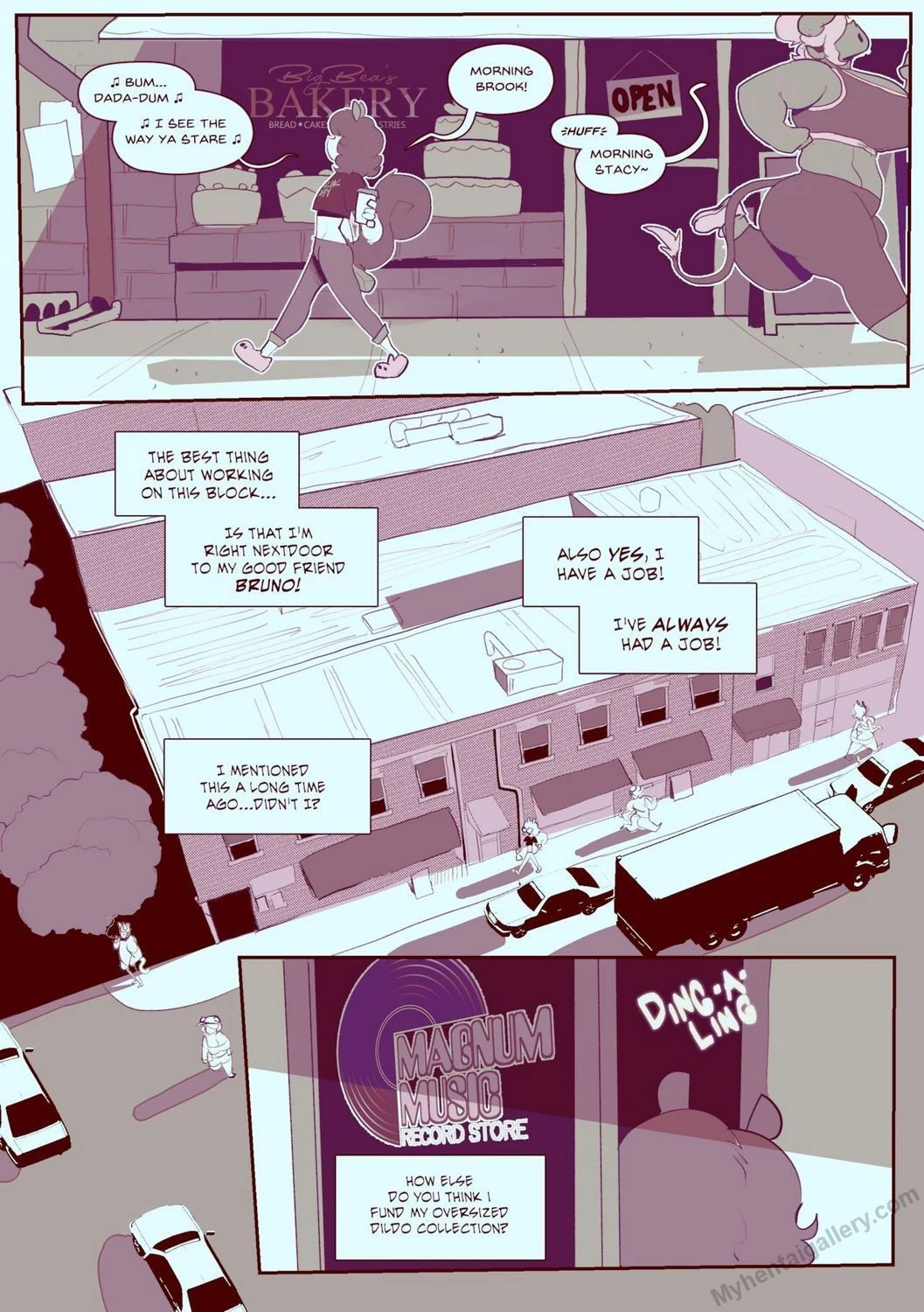 “Stacy & Company – Caffeine Rush 1” Chapter 4, page 1
