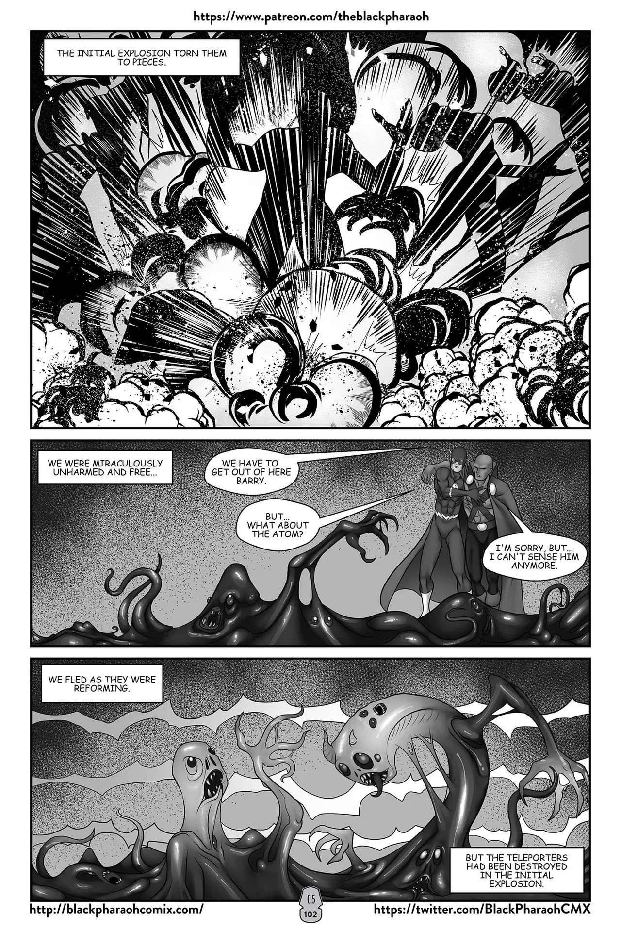 “[Black Pharaoh] JL Forsaken Souls (Ongoing)” Chapter 103, page 1