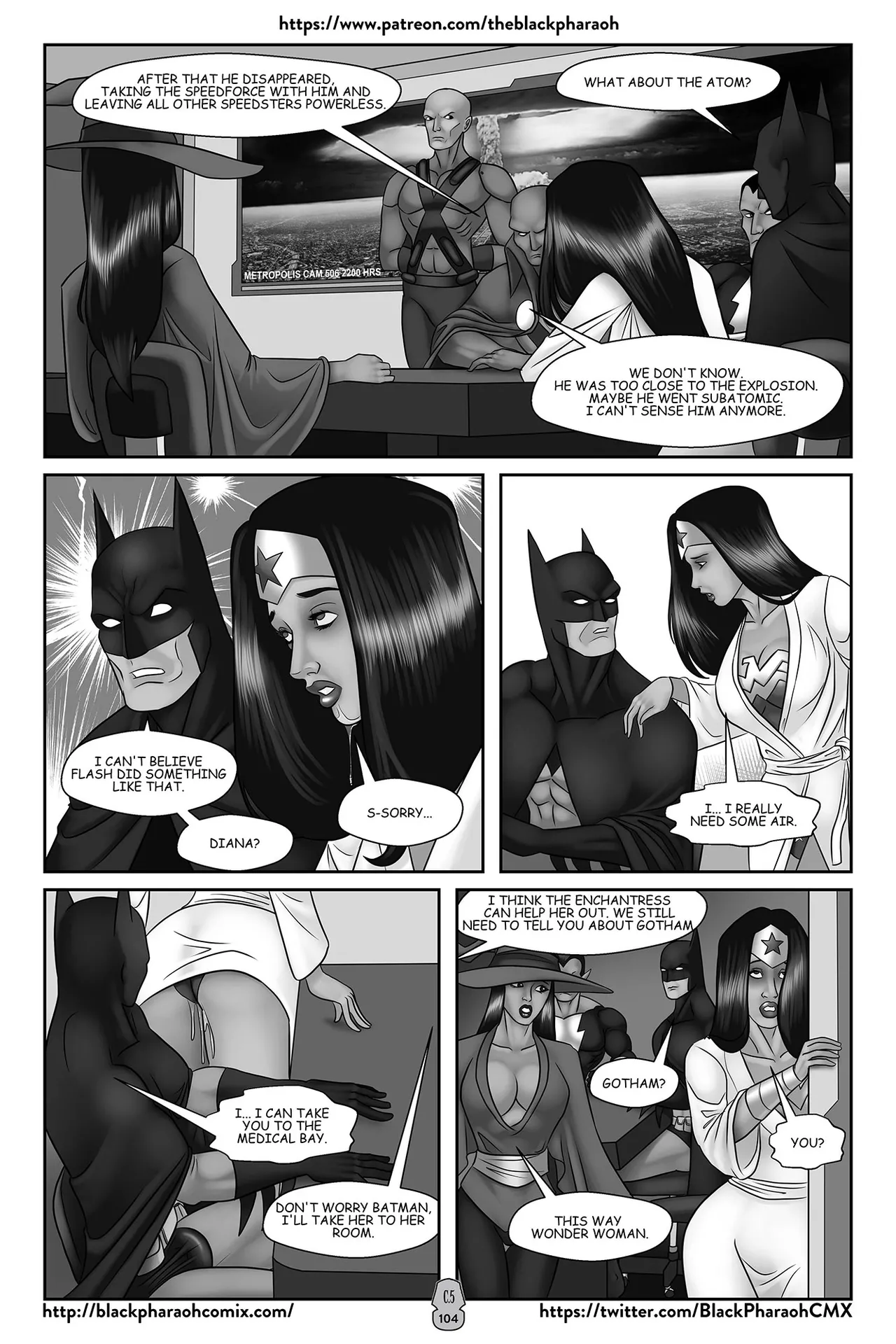 “[Black Pharaoh] JL Forsaken Souls (Ongoing)” Chapter 105, page 1