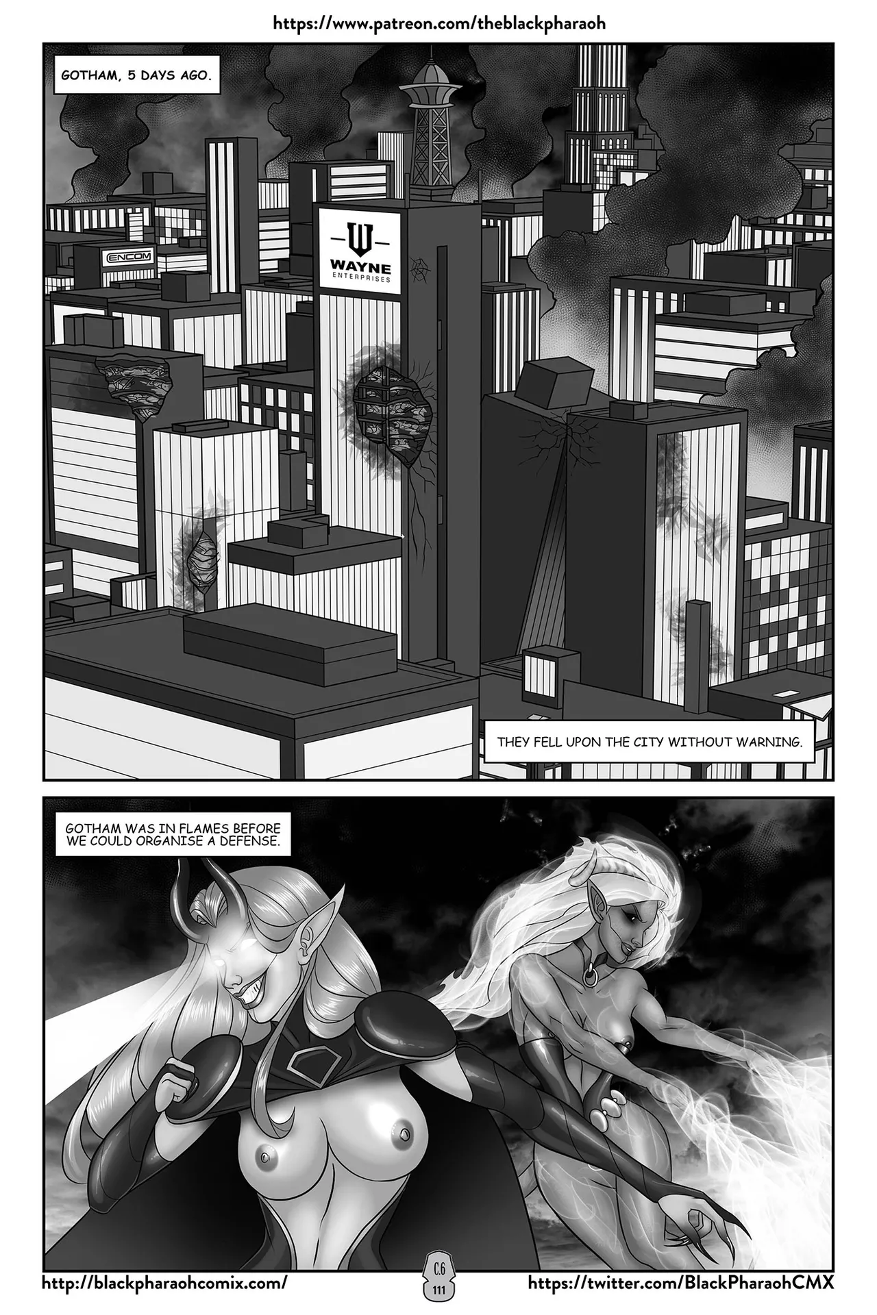 “[Black Pharaoh] JL Forsaken Souls (Ongoing)” Chapter 112, page 1