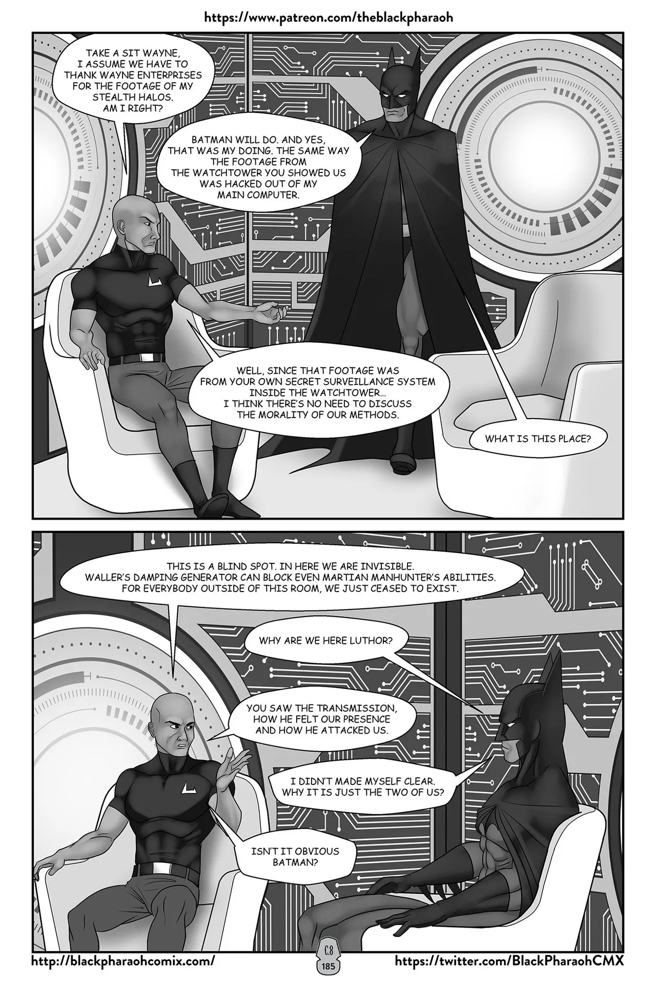 “[Black Pharaoh] JL Forsaken Souls (Ongoing)” Chapter 186, page 1