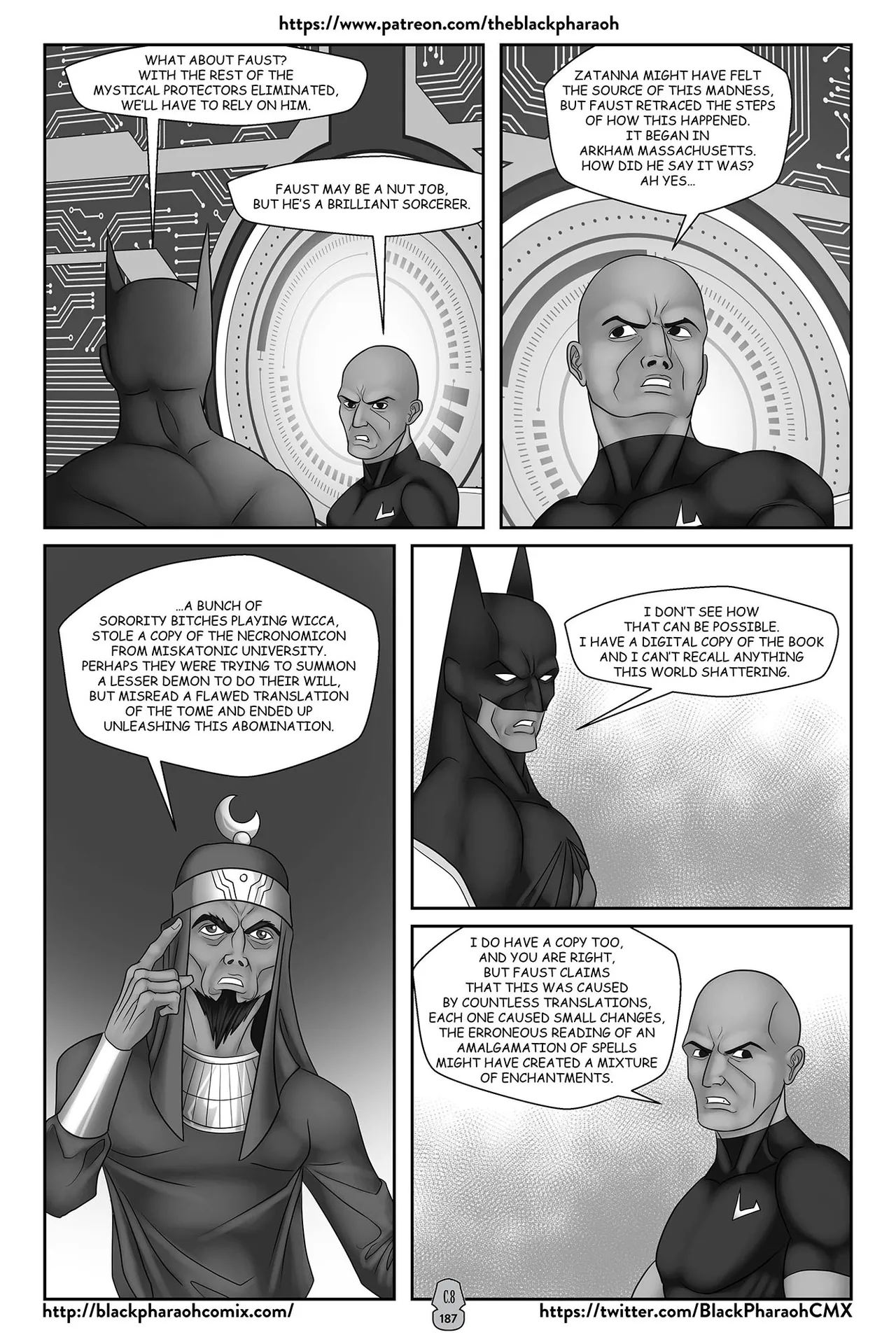 “[Black Pharaoh] JL Forsaken Souls (Ongoing)” Chapter 188, page 1