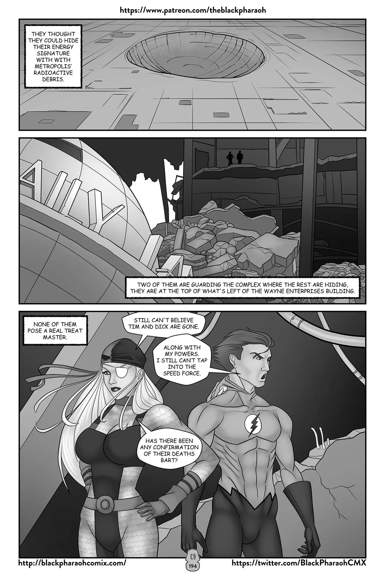 “[Black Pharaoh] JL Forsaken Souls (Ongoing)” Chapter 194, page 1