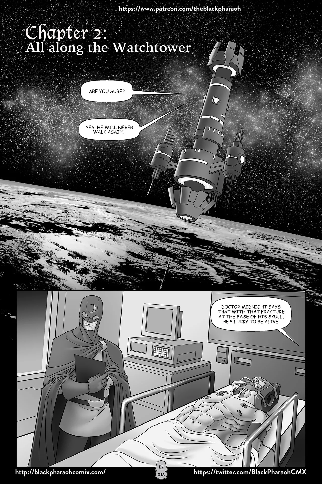 “[Black Pharaoh] JL Forsaken Souls (Ongoing)” Chapter 21, page 1