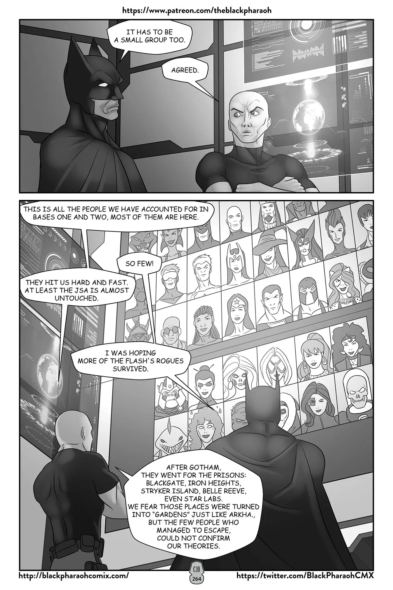“[Black Pharaoh] JL Forsaken Souls (Ongoing)” Chapter 263, page 1