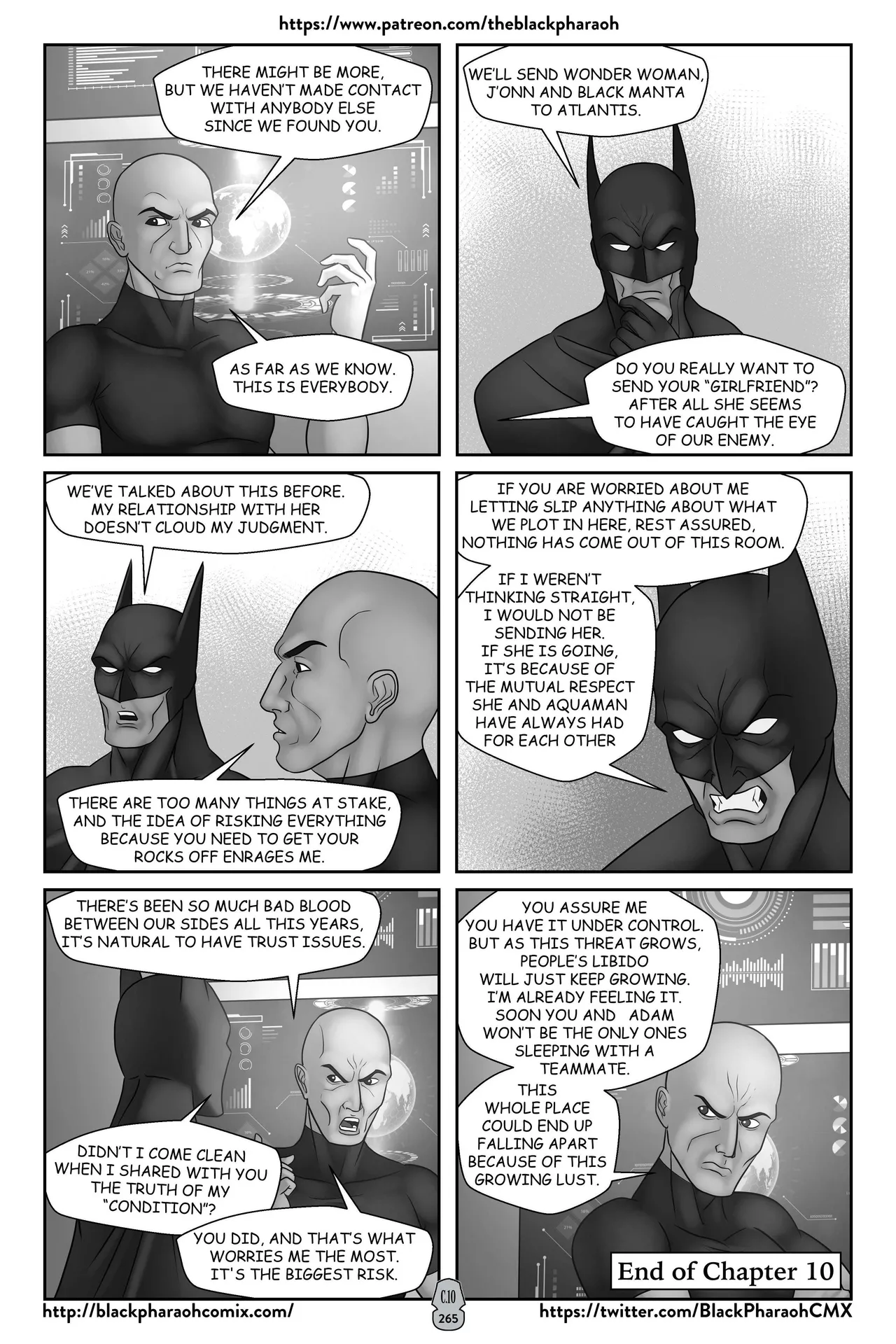“[Black Pharaoh] JL Forsaken Souls (Ongoing)” Chapter 264, page 1