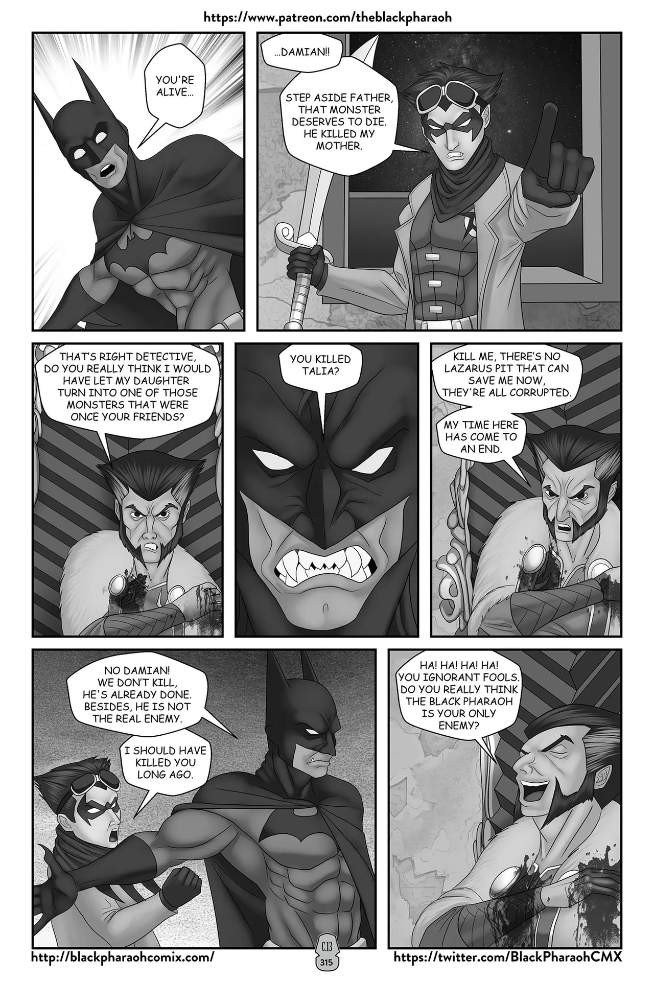 “[Black Pharaoh] JL Forsaken Souls (Ongoing)” Chapter 313, page 1