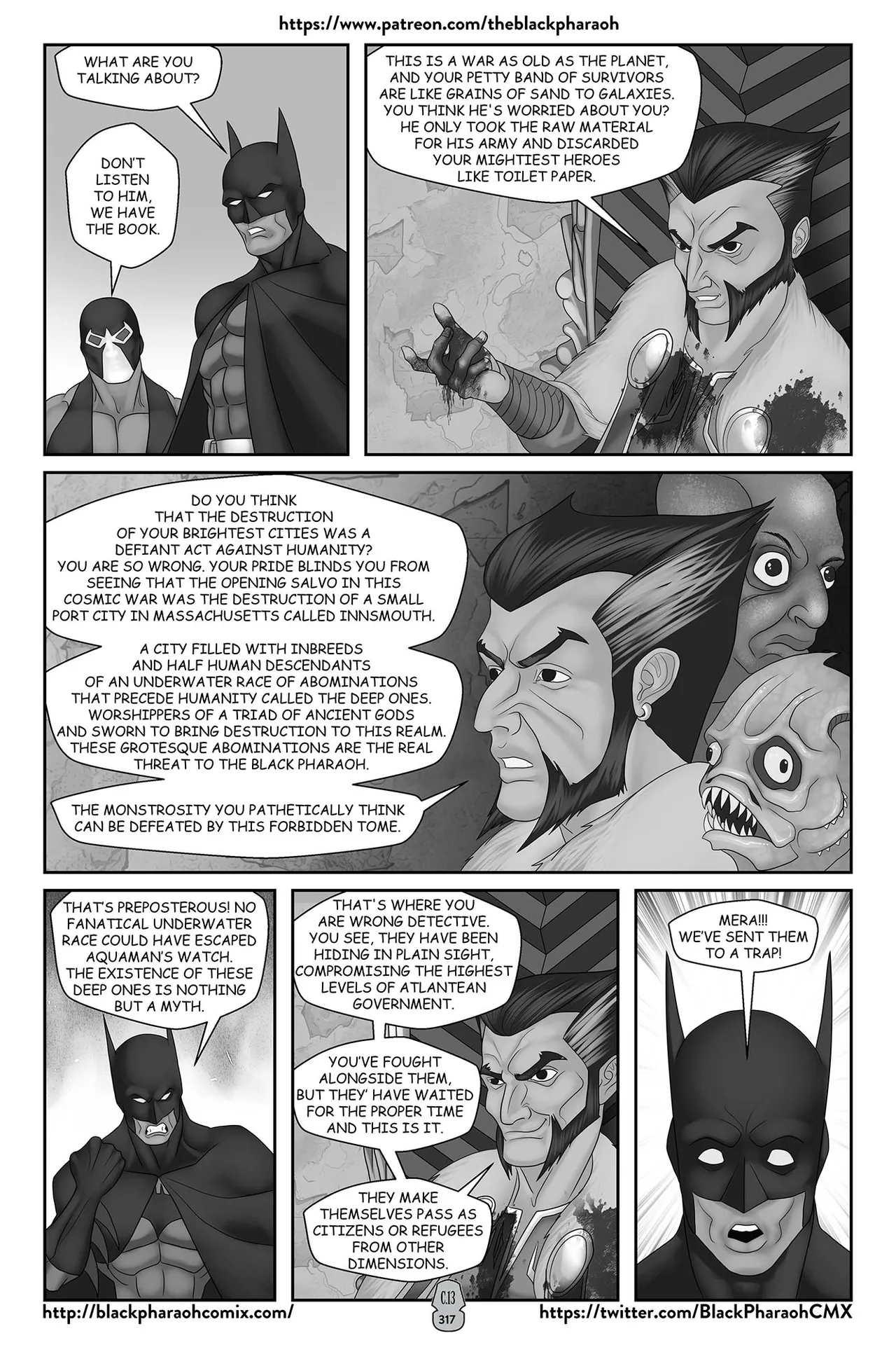 “[Black Pharaoh] JL Forsaken Souls (Ongoing)” Chapter 315, page 1