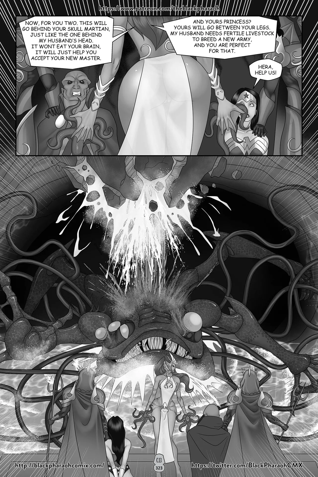 “[Black Pharaoh] JL Forsaken Souls (Ongoing)” Chapter 321, page 1