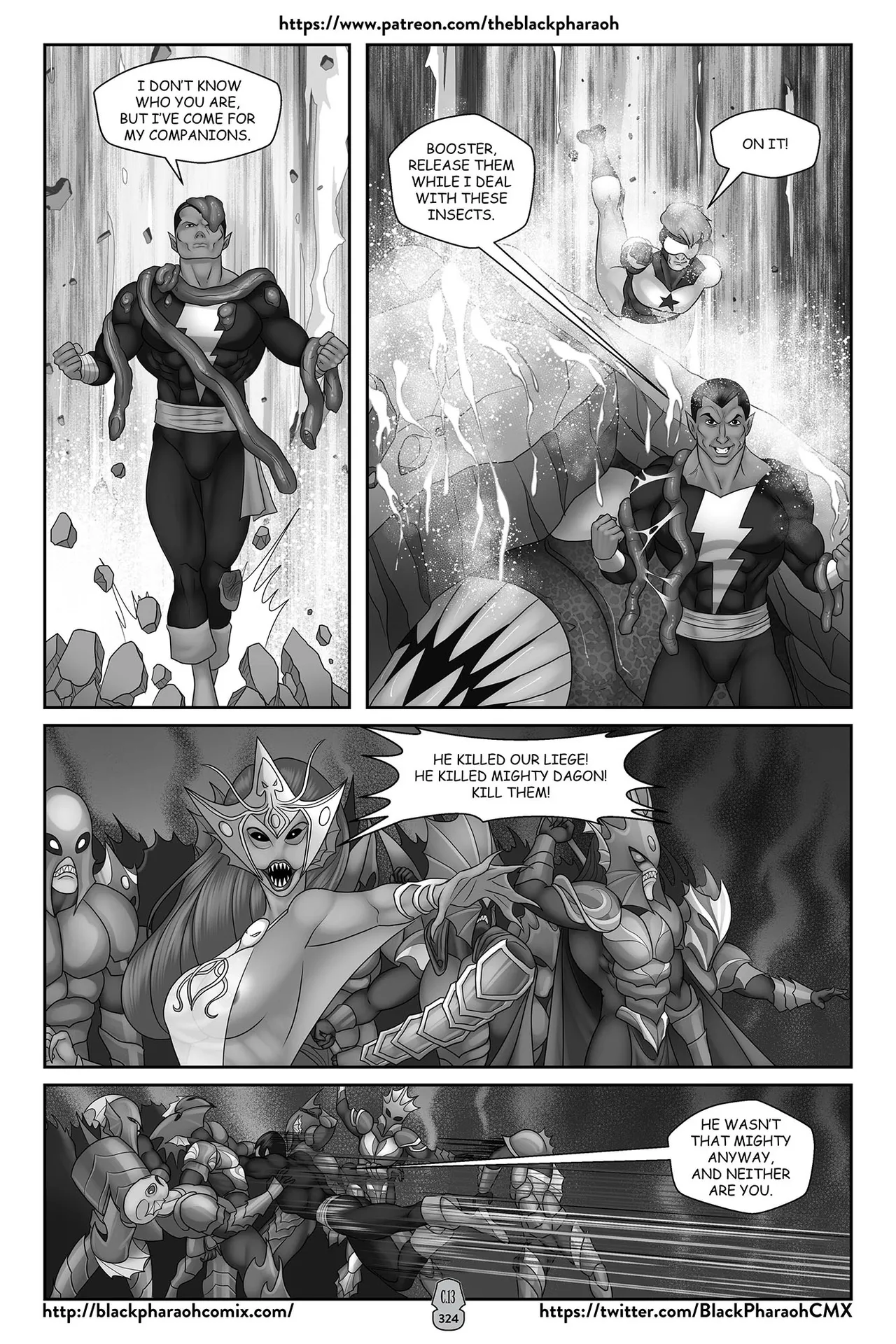 “[Black Pharaoh] JL Forsaken Souls (Ongoing)” Chapter 322, page 1