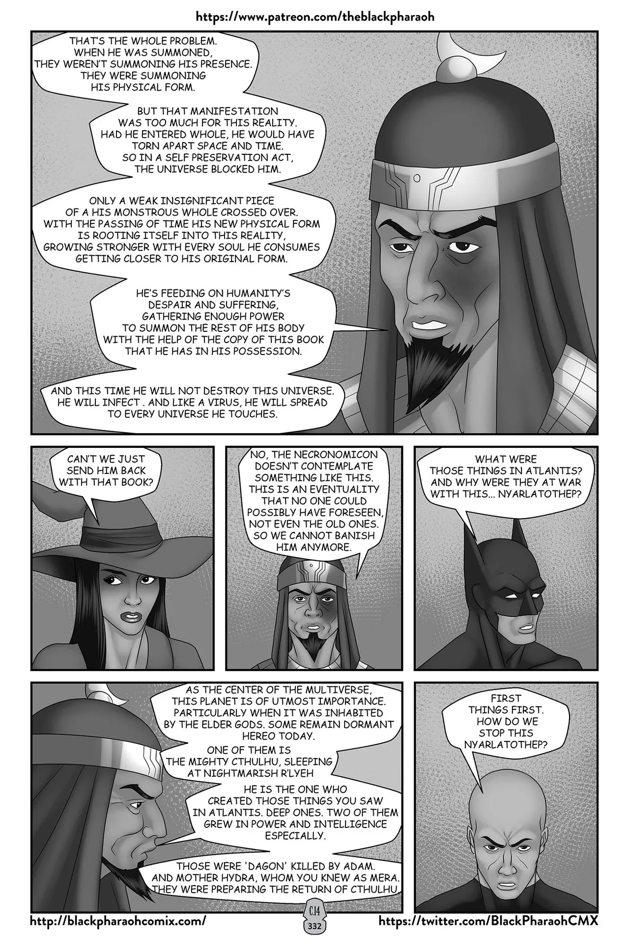 “[Black Pharaoh] JL Forsaken Souls (Ongoing)” Chapter 330, page 1