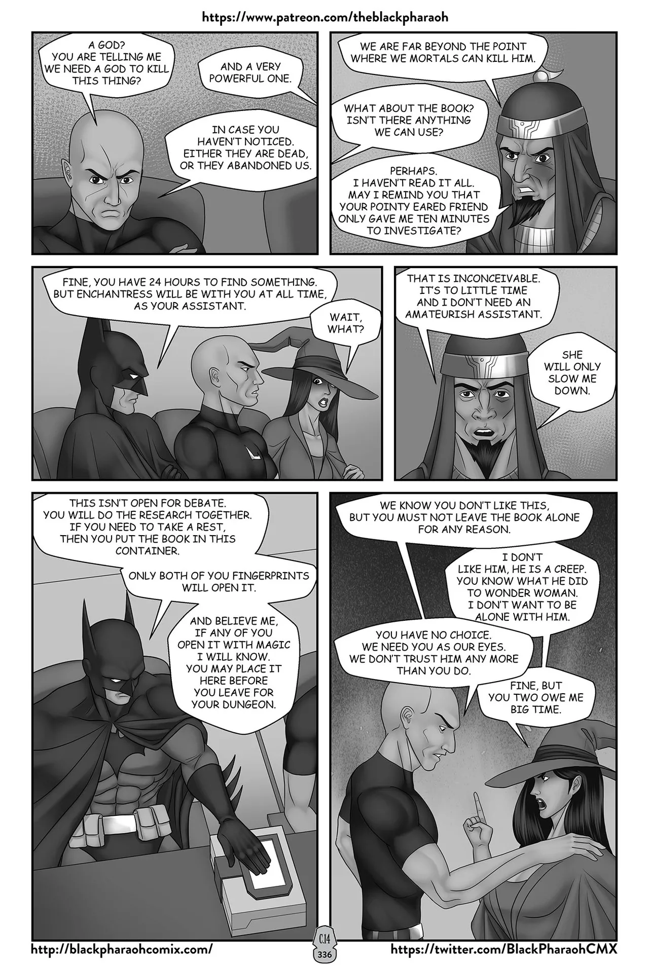 “[Black Pharaoh] JL Forsaken Souls (Ongoing)” Chapter 334, page 1