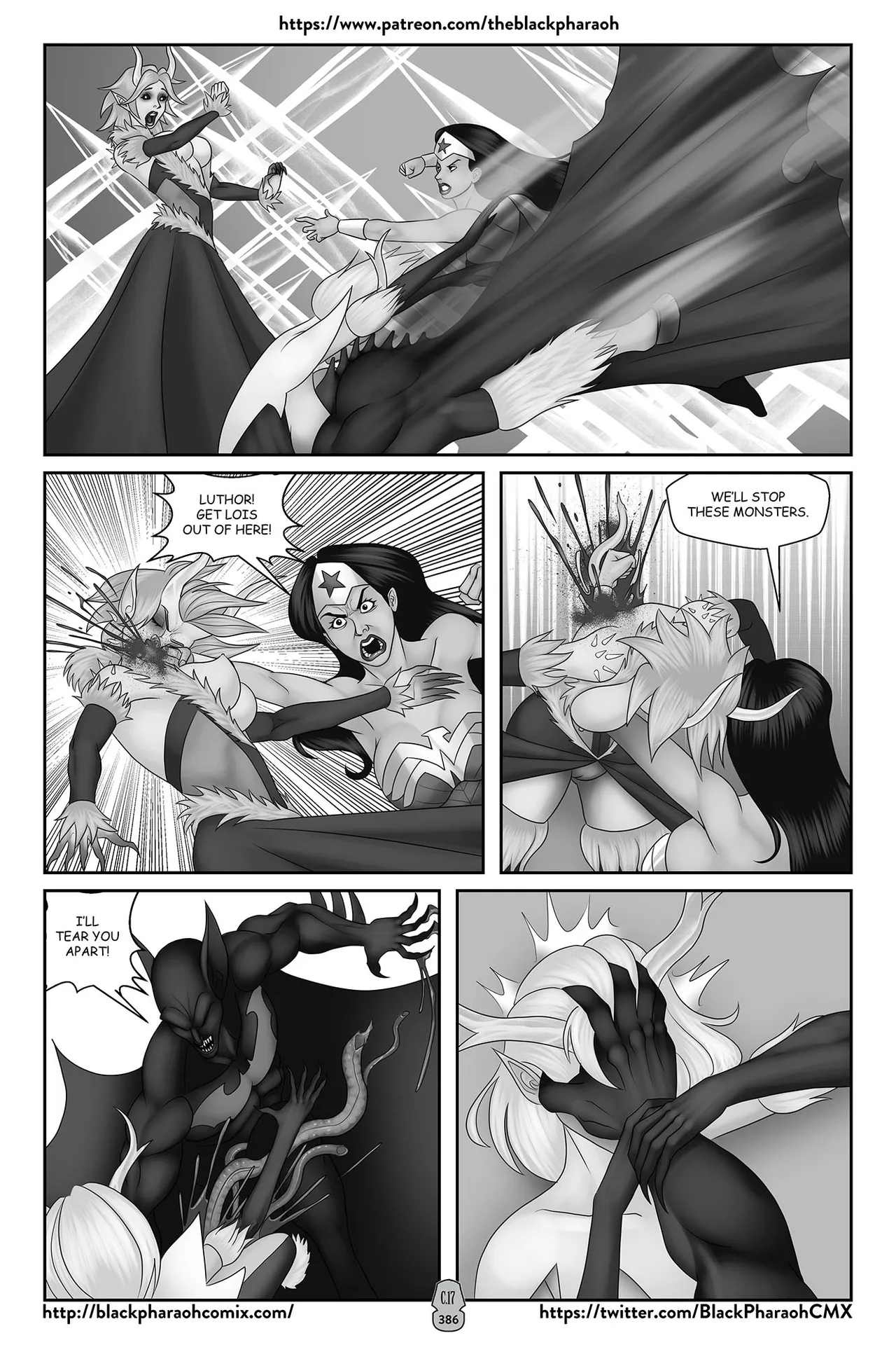 “[Black Pharaoh] JL Forsaken Souls (Ongoing)” Chapter 384, page 1