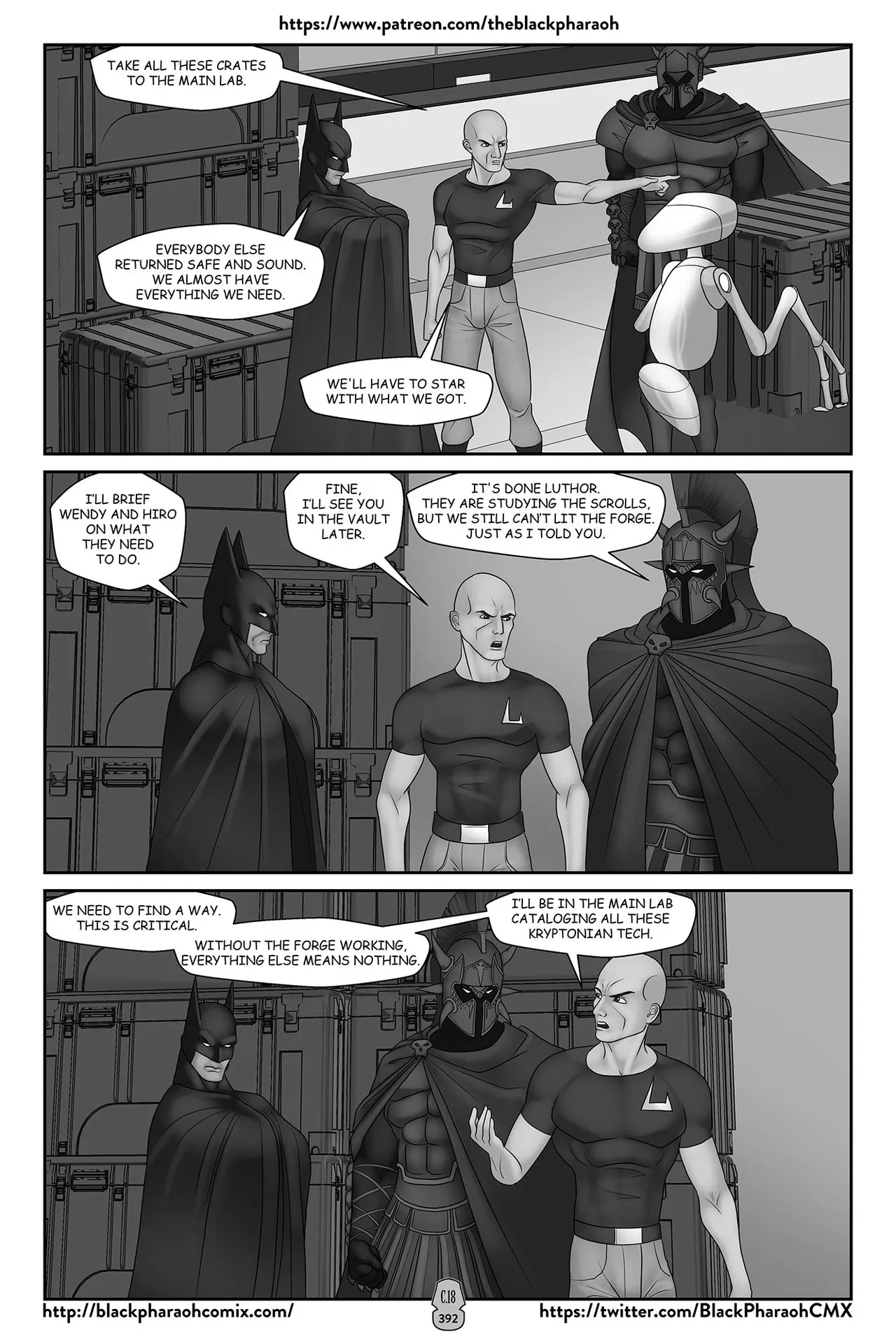 “[Black Pharaoh] JL Forsaken Souls (Ongoing)” Chapter 390, page 1