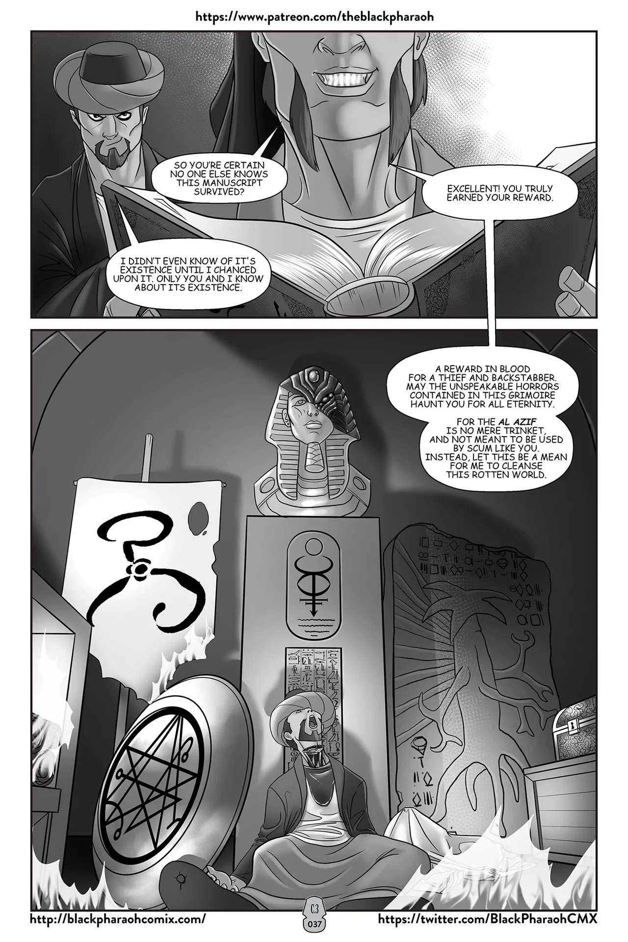 “[Black Pharaoh] JL Forsaken Souls (Ongoing)” Chapter 40, page 1