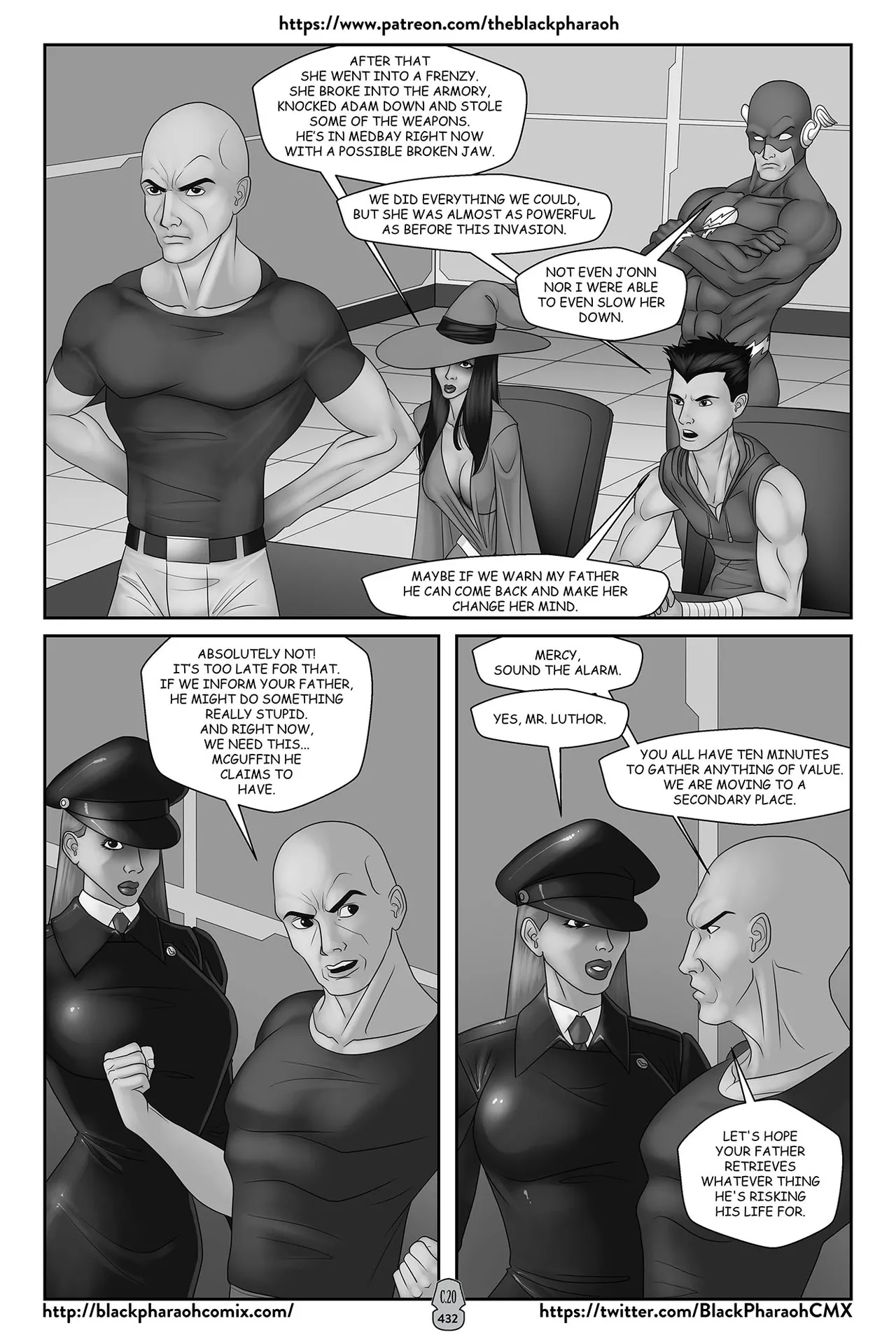“[Black Pharaoh] JL Forsaken Souls (Ongoing)” Chapter 430, page 1