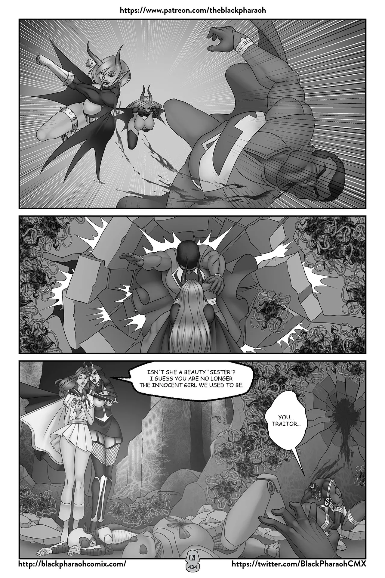 “[Black Pharaoh] JL Forsaken Souls (Ongoing)” Chapter 432, page 1