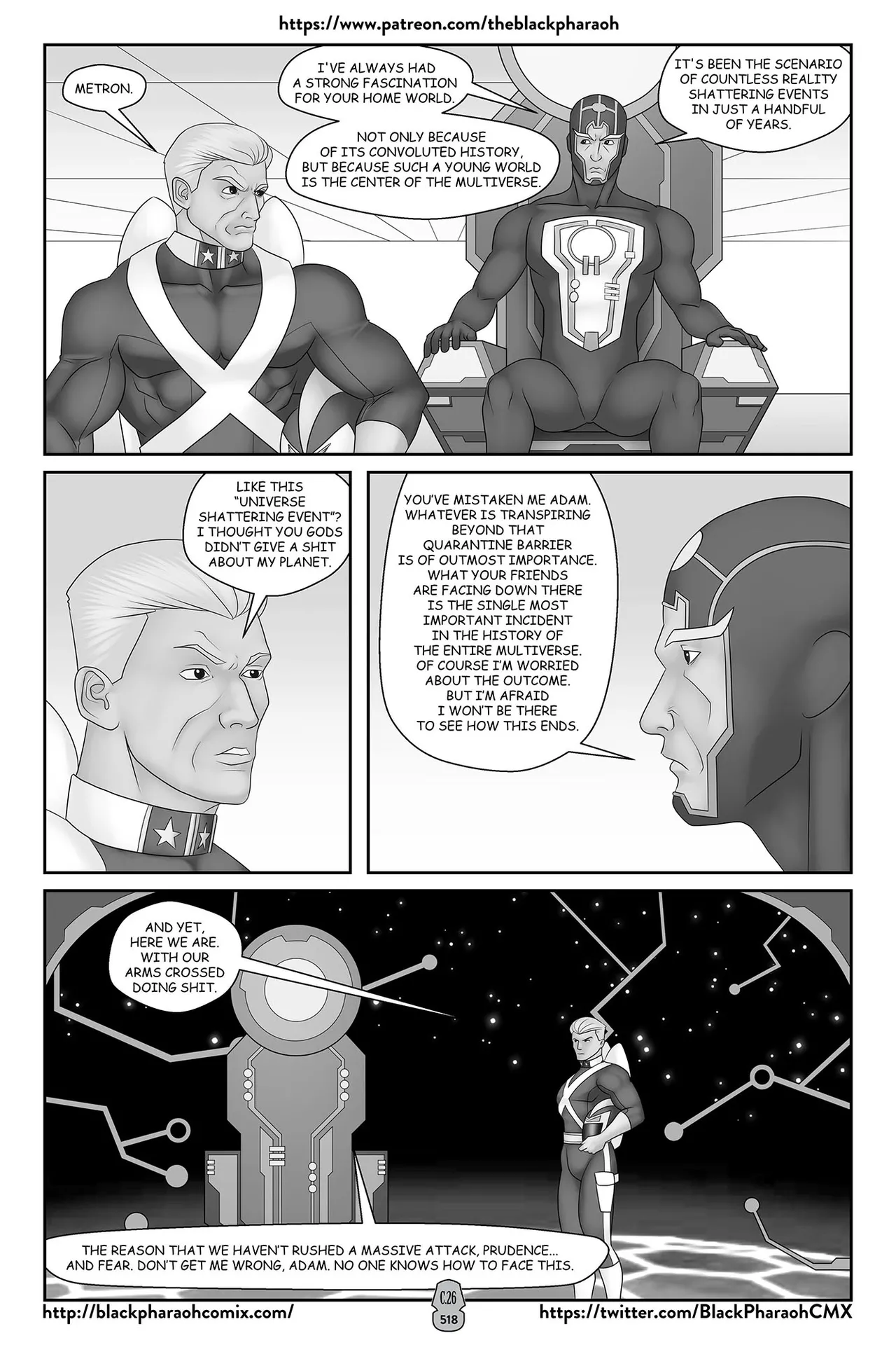 “[Black Pharaoh] JL Forsaken Souls (Ongoing)” Chapter 514, page 1