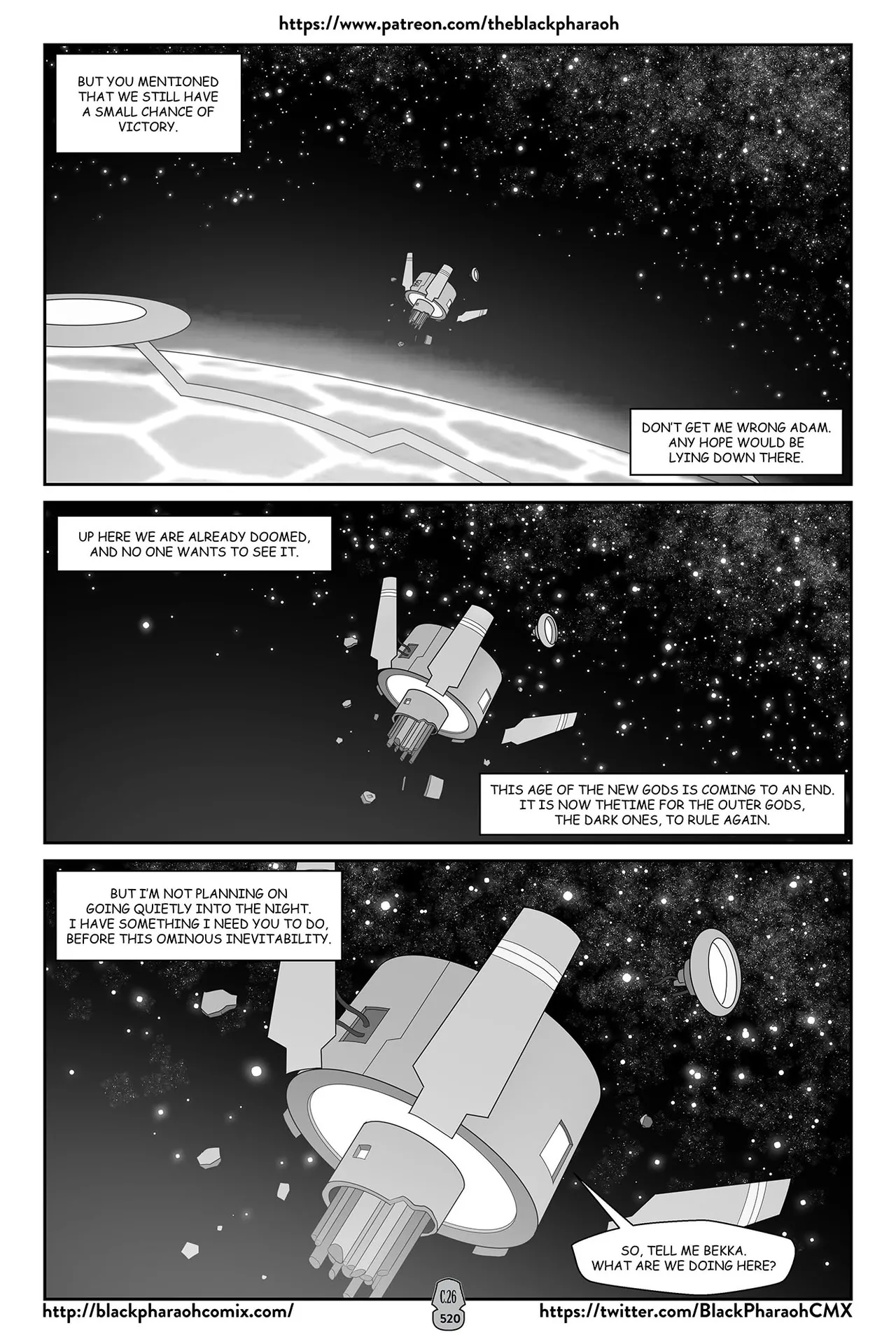 “[Black Pharaoh] JL Forsaken Souls (Ongoing)” Chapter 516, page 1