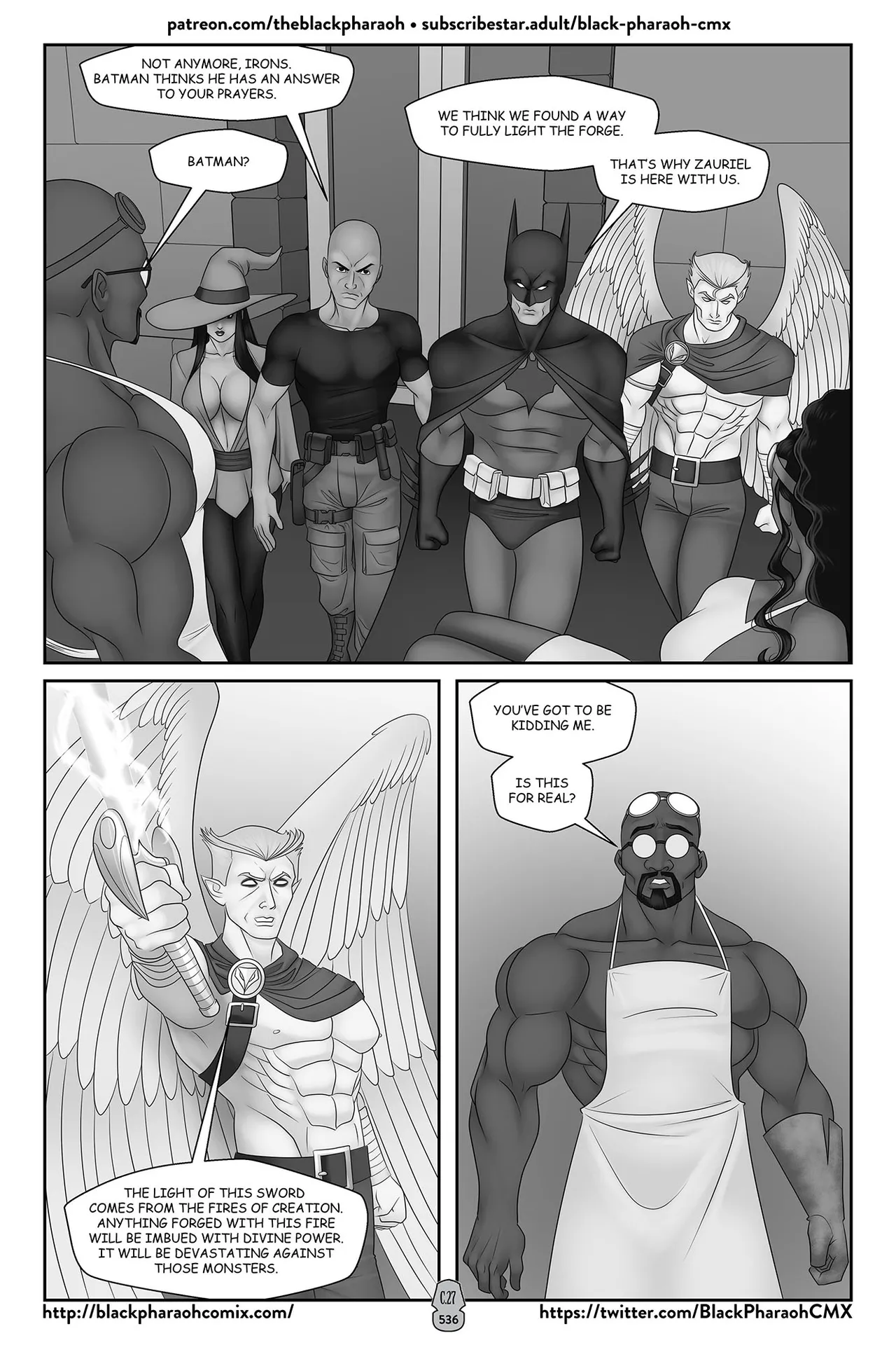 “[Black Pharaoh] JL Forsaken Souls (Ongoing)” Chapter 532, page 1