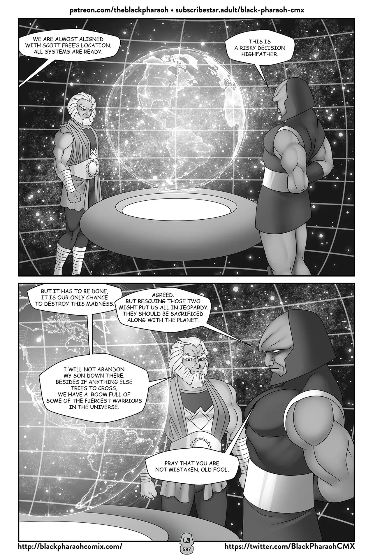 “[Black Pharaoh] JL Forsaken Souls (Ongoing)” Chapter 584, page 1