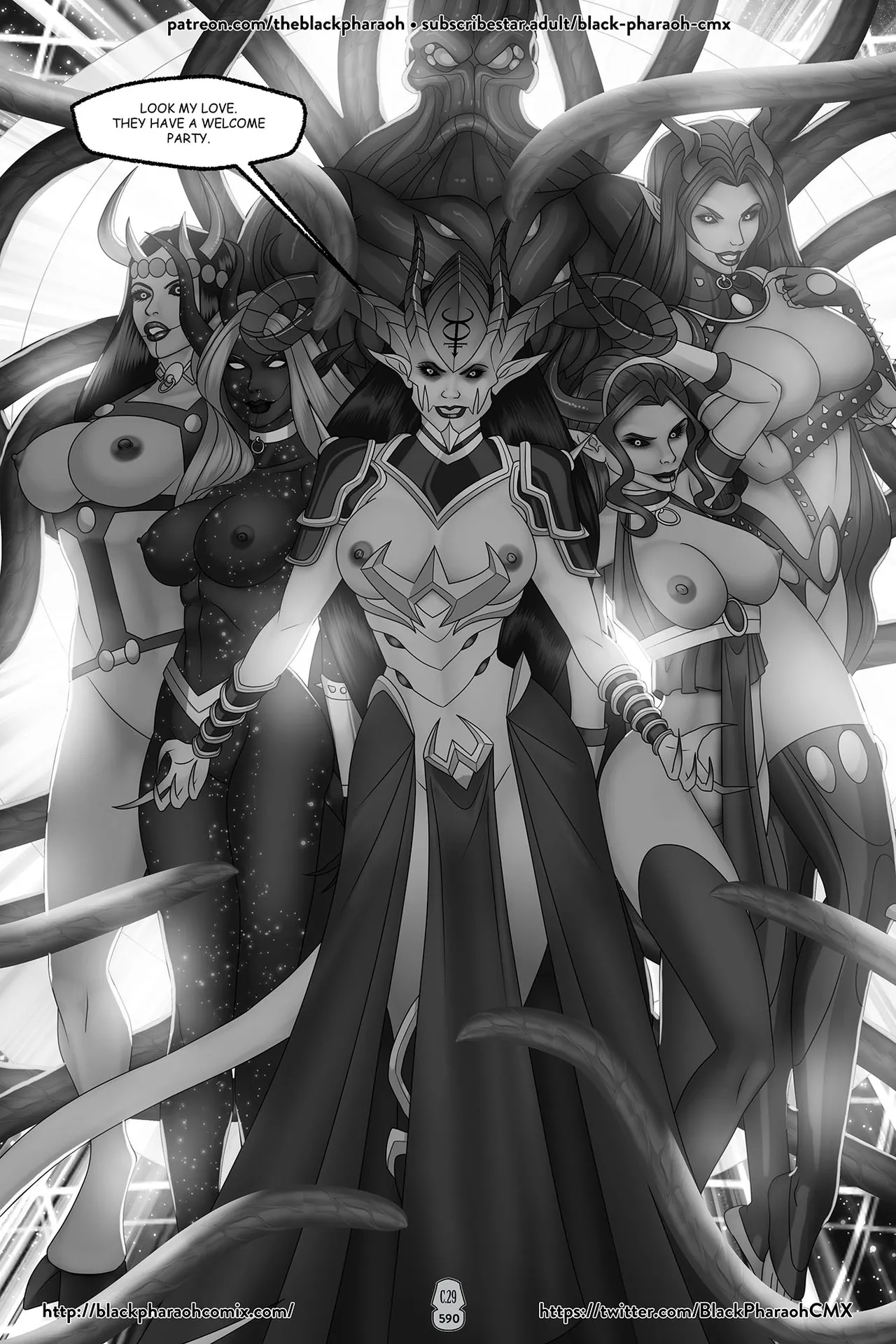 “[Black Pharaoh] JL Forsaken Souls (Ongoing)” Chapter 587, page 1