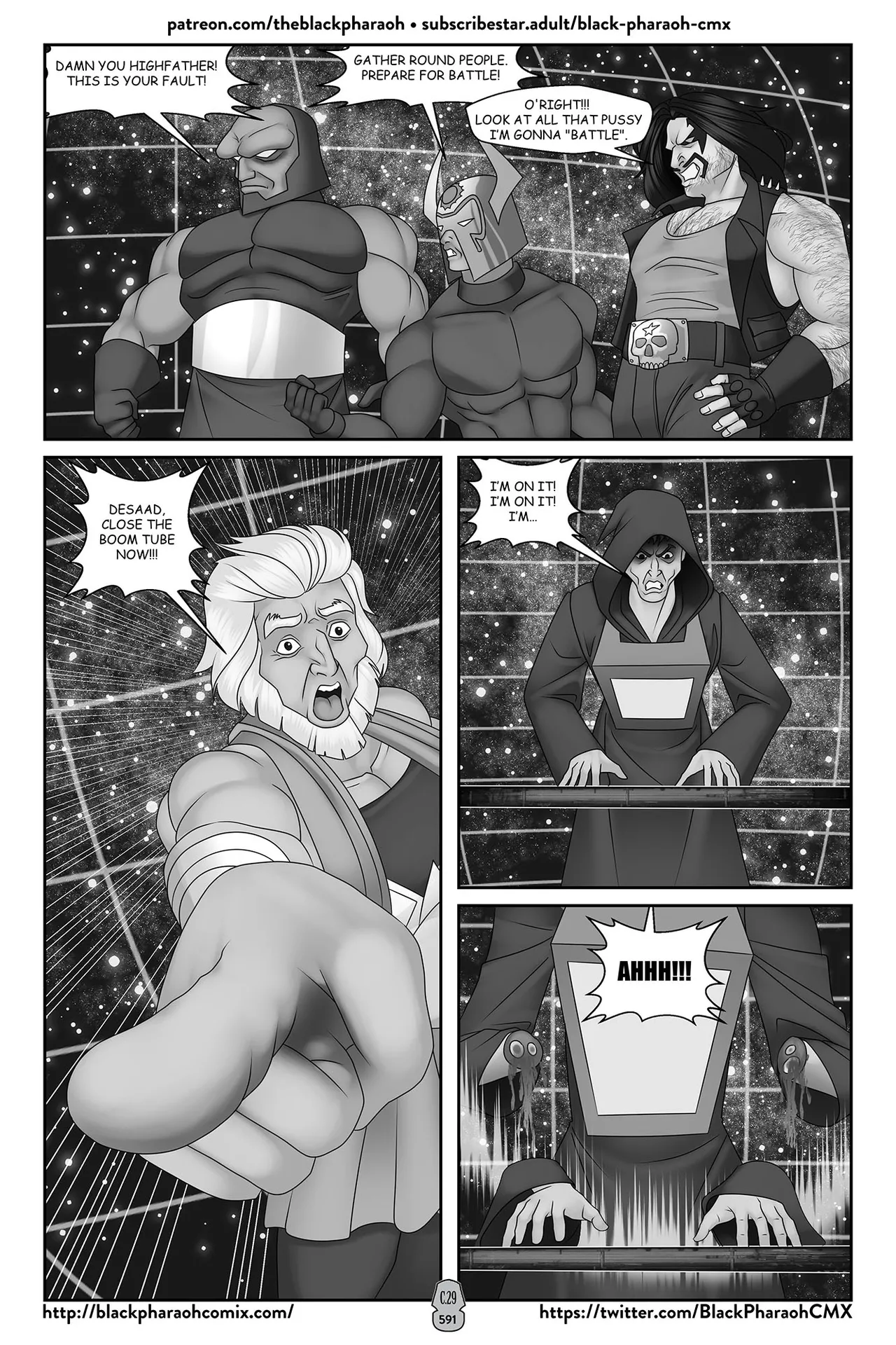 “[Black Pharaoh] JL Forsaken Souls (Ongoing)” Chapter 588, page 1