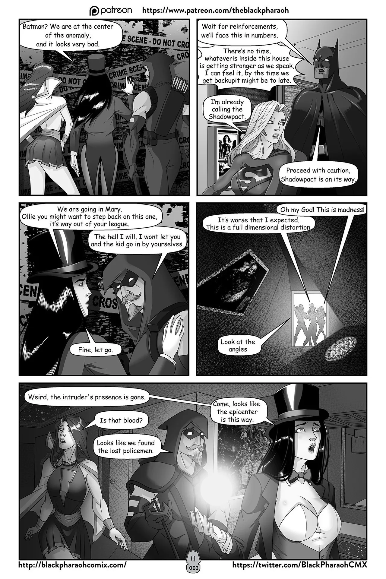 “[Black Pharaoh] JL Forsaken Souls (Ongoing)” Chapter 5, page 1